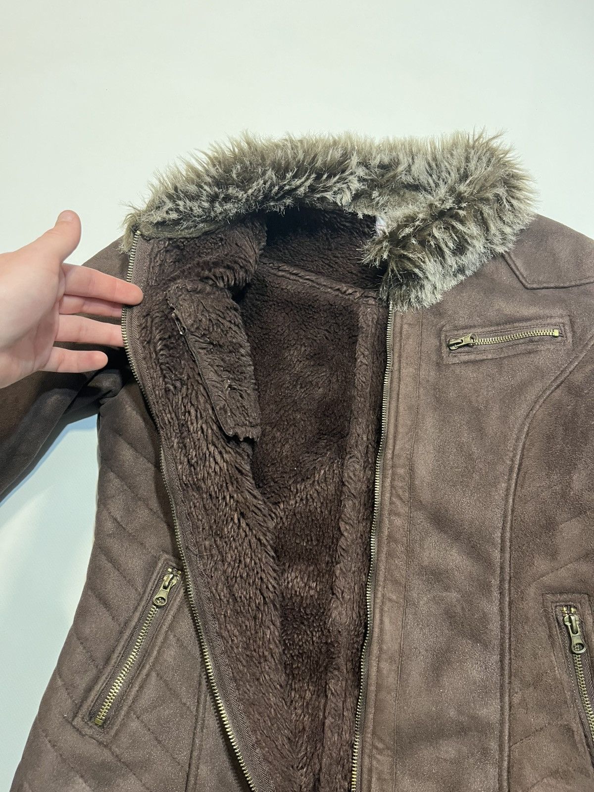 If Six Was Nine Miss Sixty Y2K Fur Jacket ifsixwasnine LGB styled Japan Size US S / EU 44-46 / 1 - 4 Thumbnail