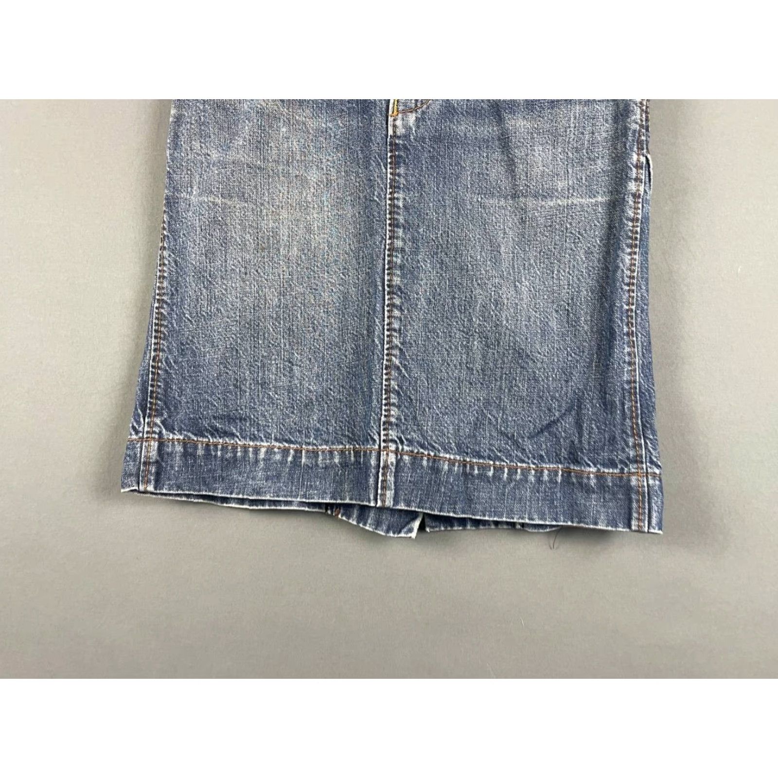 Miss Sixty Miss Sixty Womens Jeans Skirt Midi Blue Cotton Zipper Size S Casual Dressy Midi Skirt Womens Size 28" / US 6 / IT 42 - 5 Thumbnail