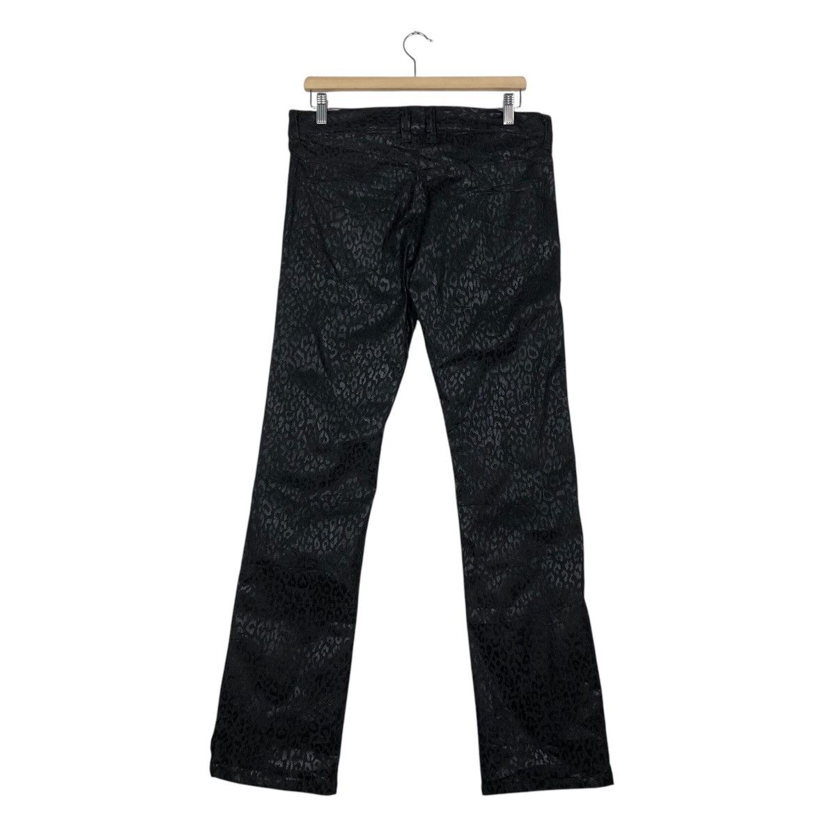 Japanese Brand 📌Vintage Biker Pants Polkadot Design Black Varia Size US 32 / EU 48 - 9 Thumbnail