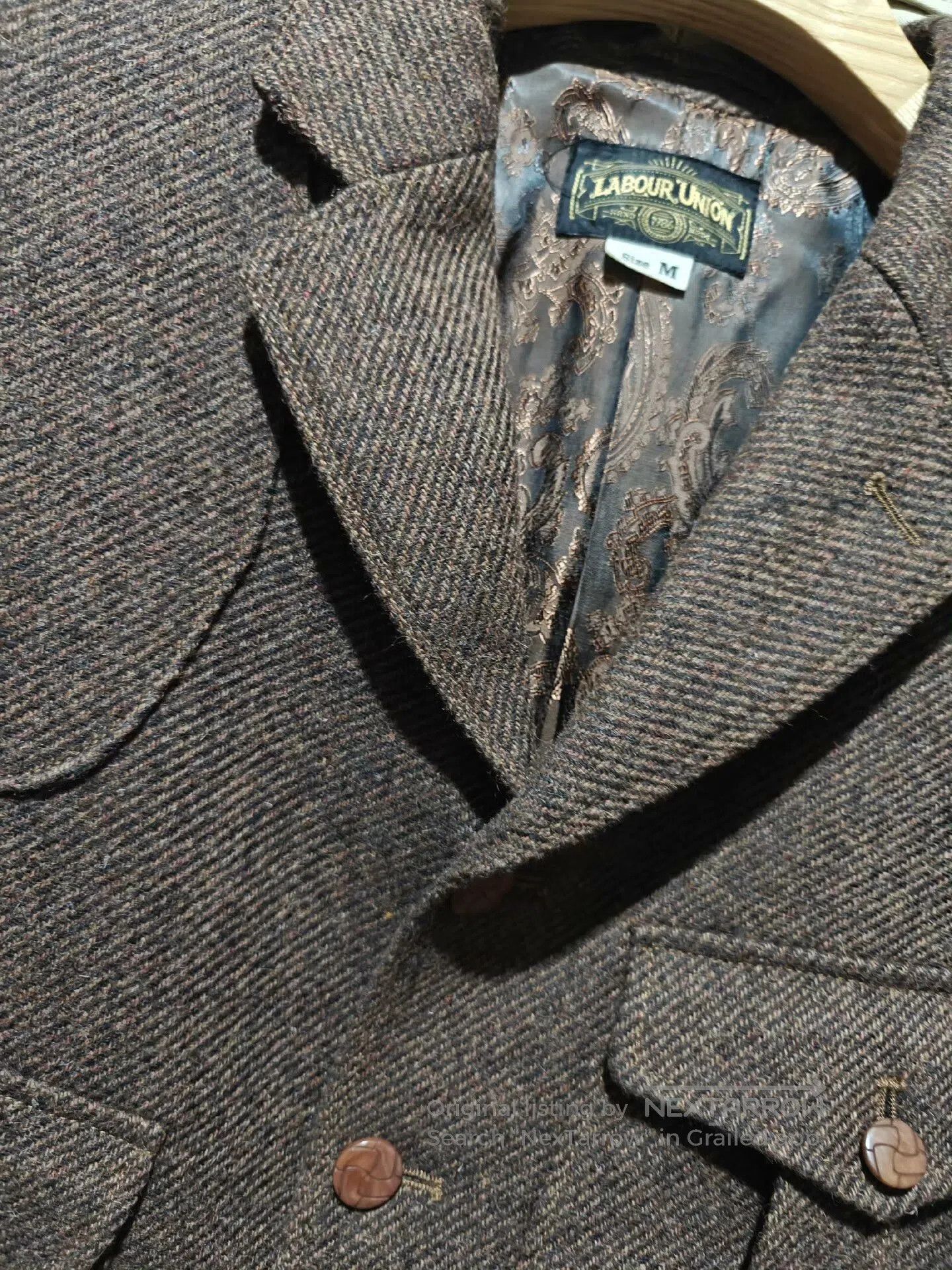 Vintage Vintage Labour Union WWII Wool Blazer. Size US M / EU 48-50 / 2 - 6 Thumbnail