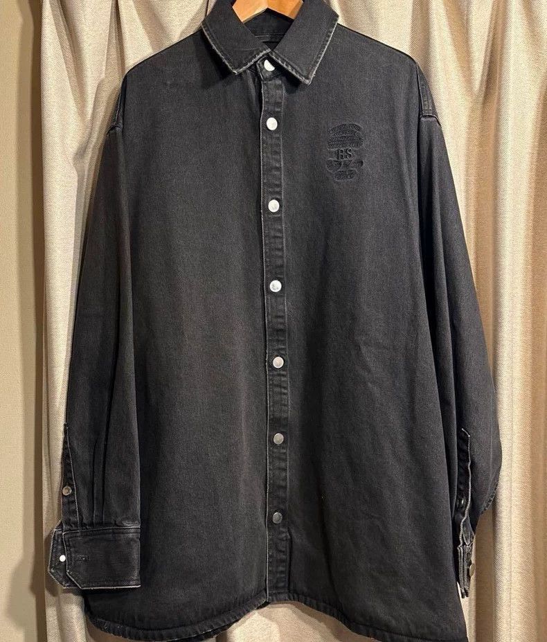 Raf Simons Raf Simons Embroidered and washed to make old denim shirts- Size US M / EU 48-50 / 2 - 1 Thumbnail