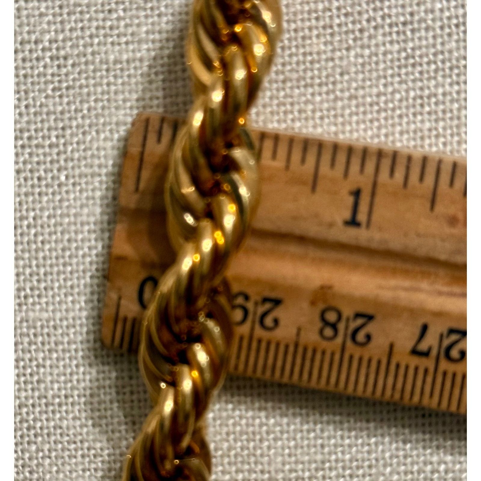 Other Vintage Napier Chunky Runway Chain 23” Gold Tone Size ONE SIZE - 4 Thumbnail