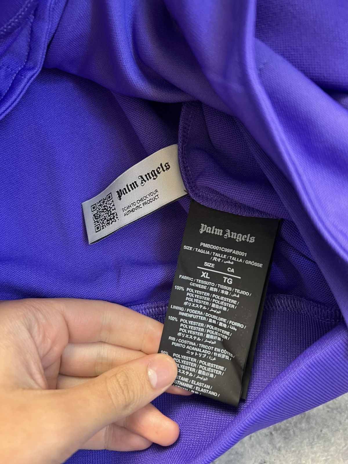 Palm Angels Palm angels purple track jacket Size US XL / EU 56 / 4 - 3 Thumbnail