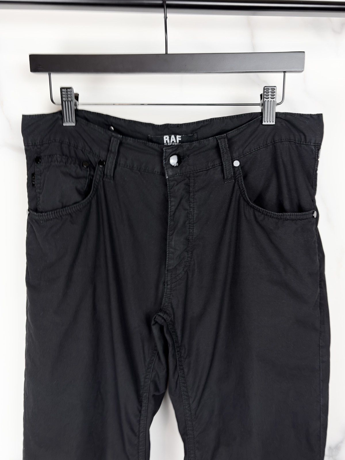 Raf Simons Raf By Raf Simons Slit Knee Distressed Double Layered Pants Size US 32 / EU 48 - 4 Thumbnail