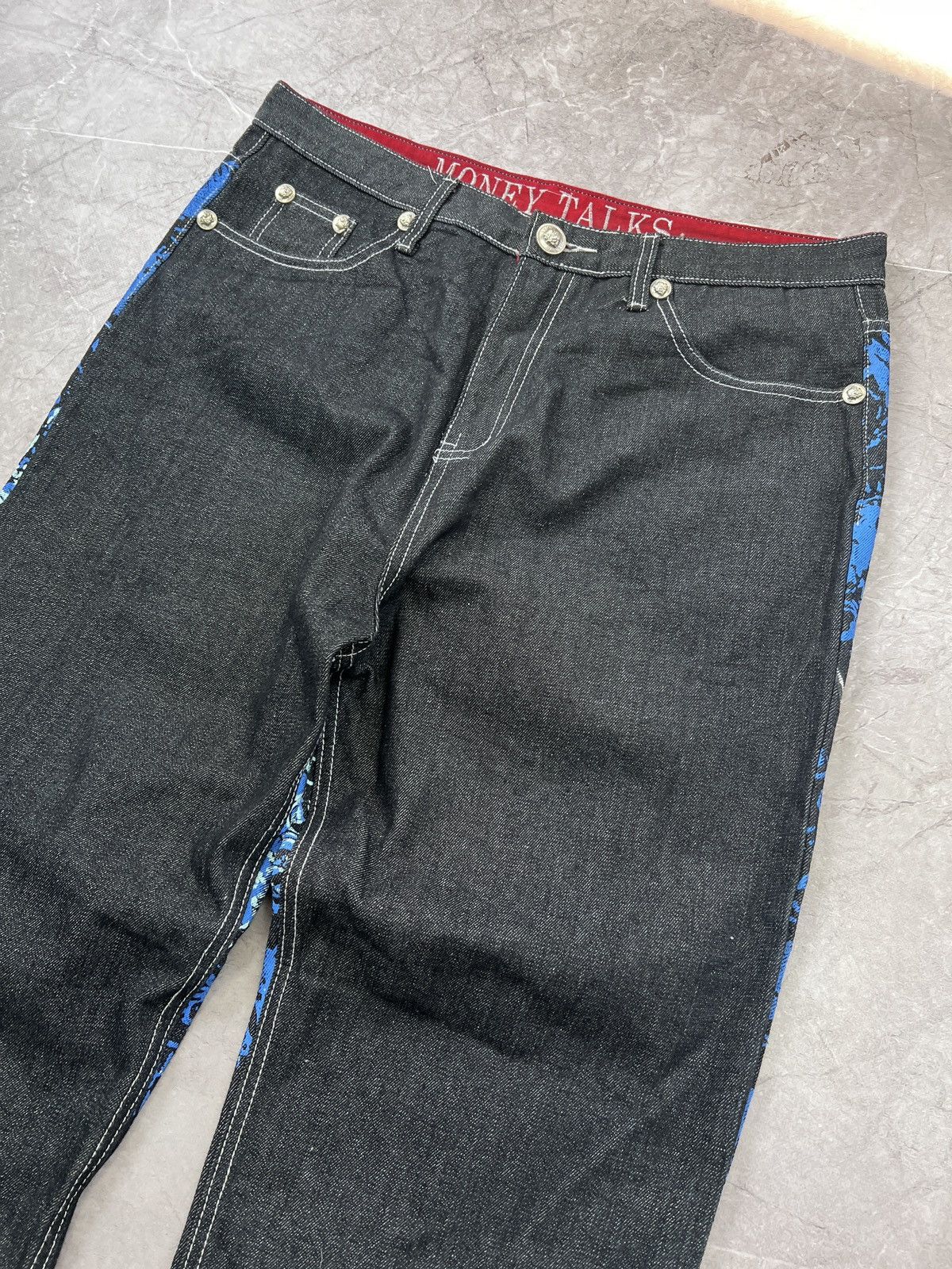 Karl Kani × Wu-Tang Clan Vintage rap wide leg Coogi style rap pants jeans skater Size US 36 / EU 52 - 14 Thumbnail