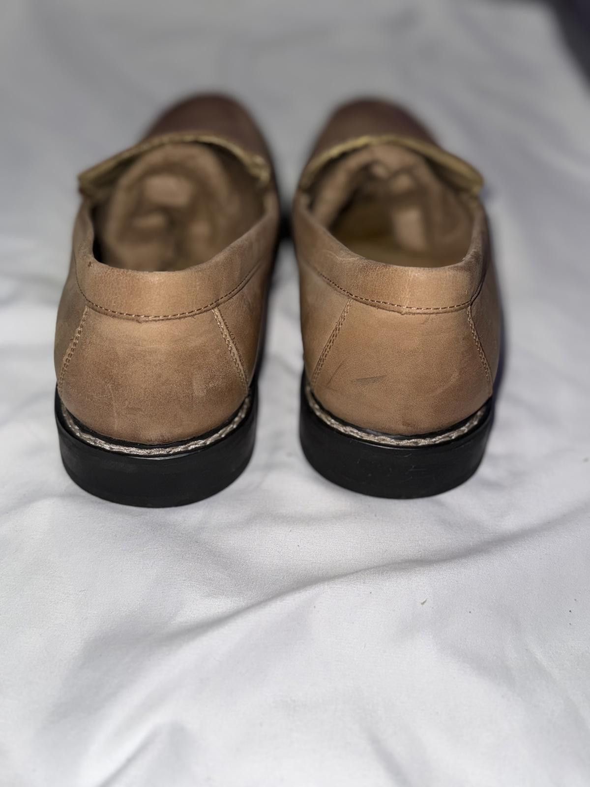 Designer Dr Scholls Men's Tan Slip On Loafers Size 9.5M Size US 9.5 / EU 42-43 - 7 Thumbnail