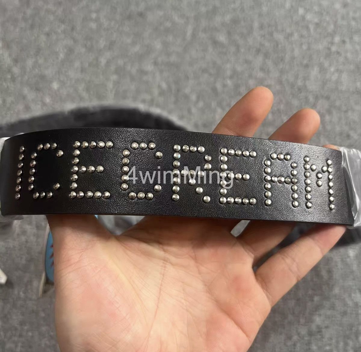 Billionaire Boys Club BBC ICECREAM Studded Leather Belt Size ONE SIZE - 3 Thumbnail