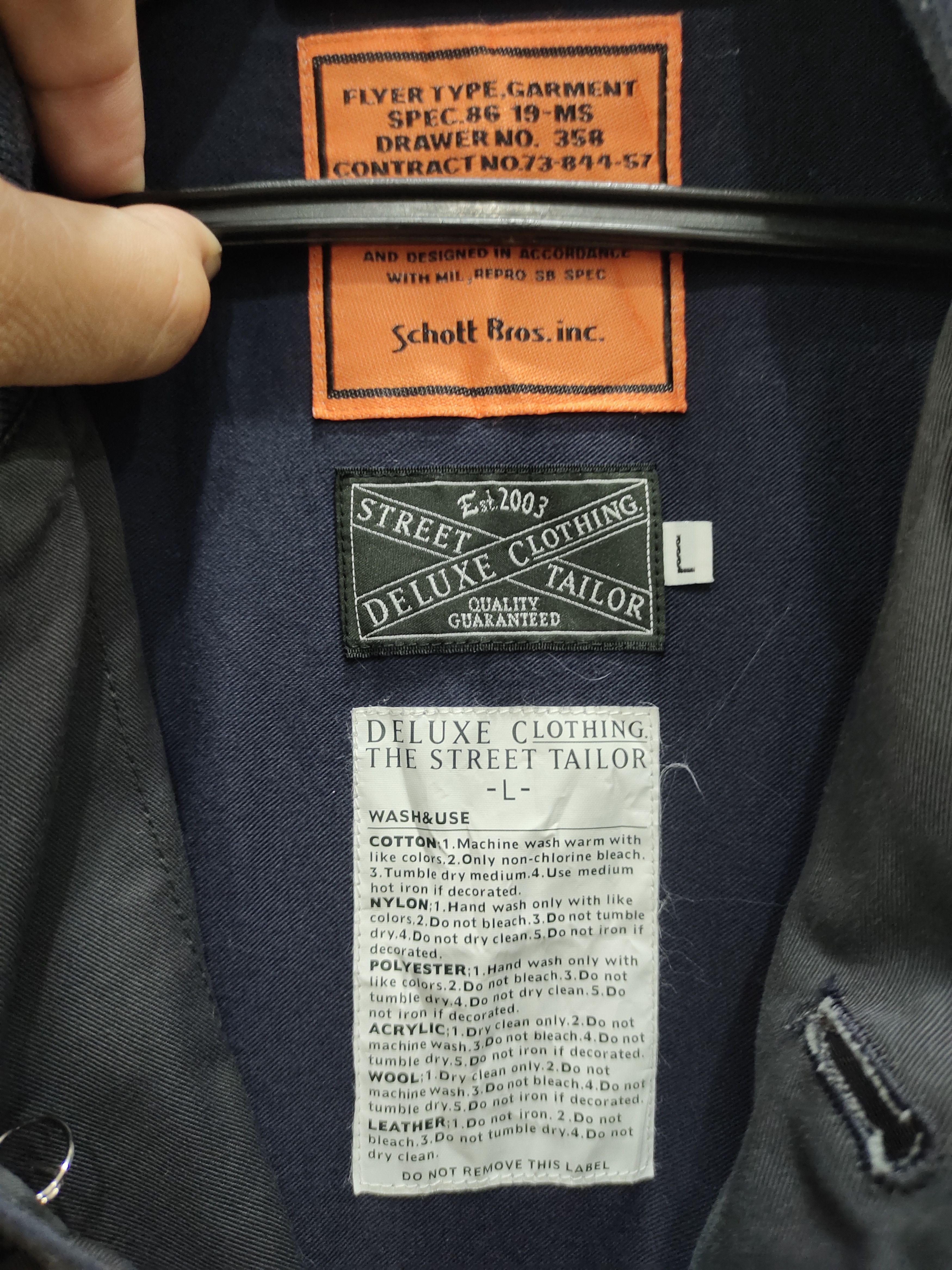 DELUXE × Schott × Vintage Schott Bros x Deluxe Jacket Size US L / EU 52-54 / 3 - 4 Thumbnail