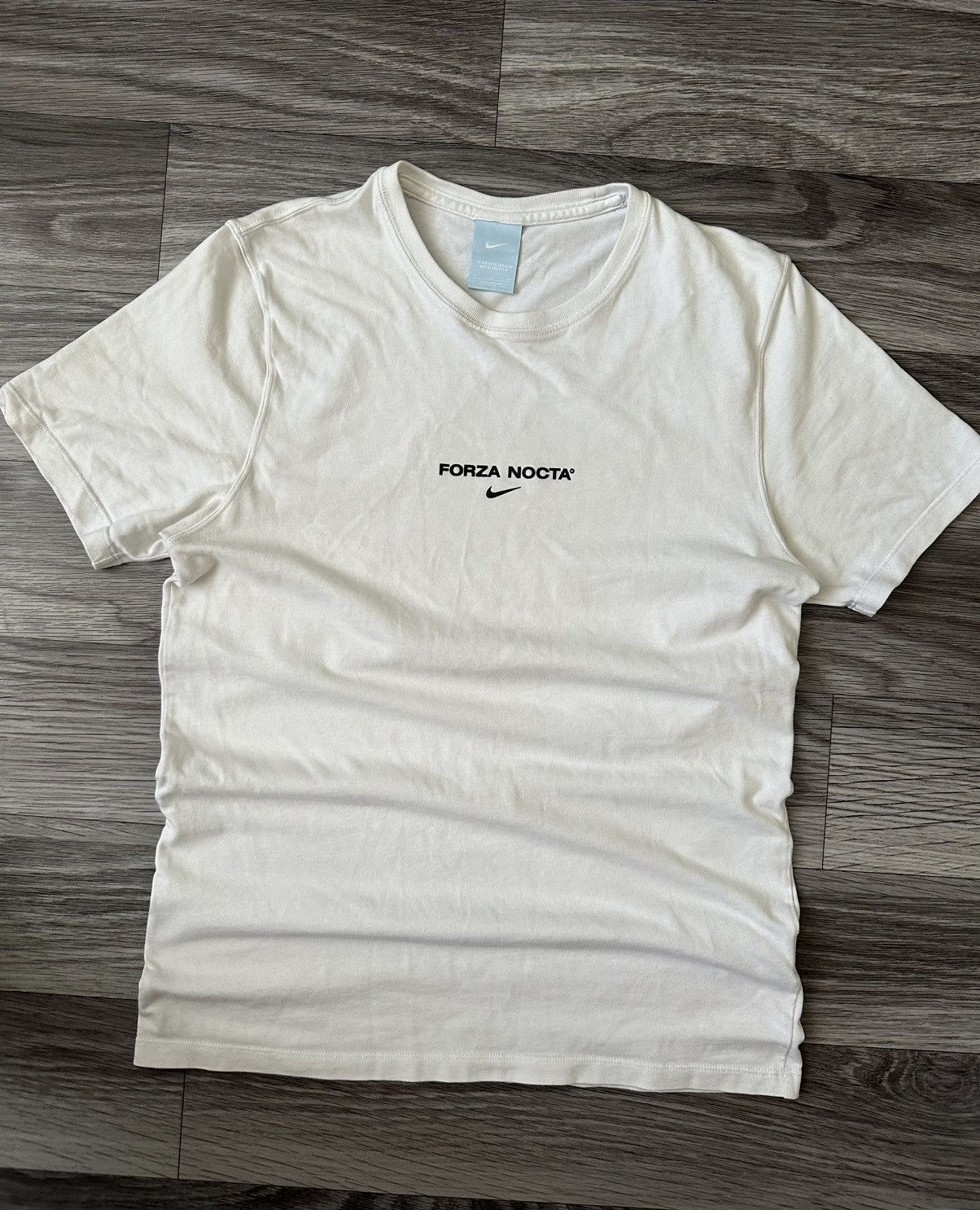 Nike Forza Nocta White T shirt Big logo hype drake size M
