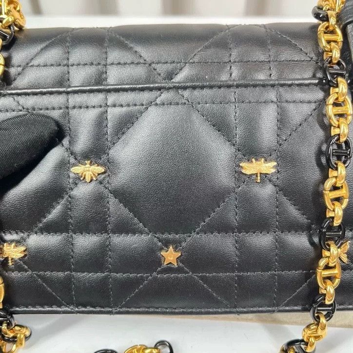 Dior Dior Caro Mini Insect Limited Handbag Size ONE SIZE - 9 Thumbnail