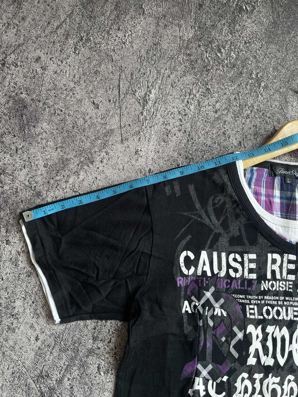 If Six Was Nine × Japanese Brand Y2k Time step double layer tshirt Size US L / EU 52-54 / 3 - 10 Thumbnail