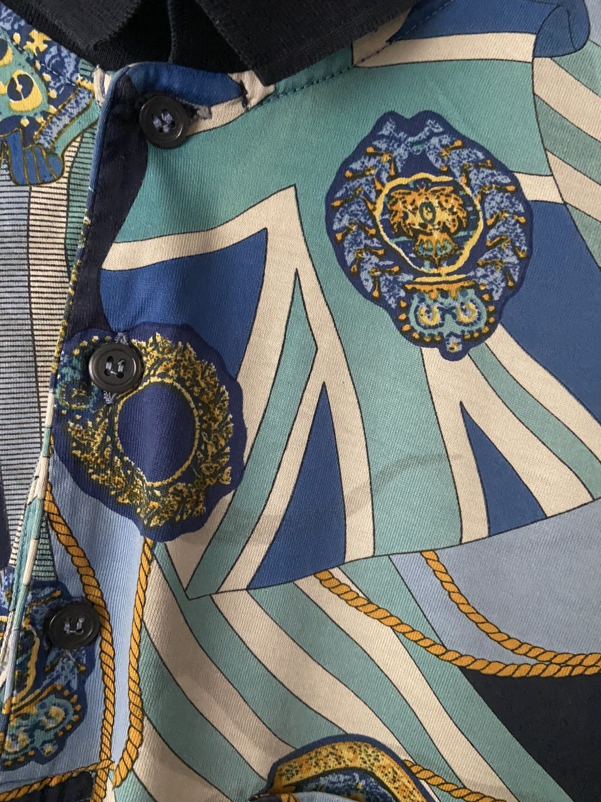 Givenchy Vintage Givenchy Gentleman All Over Print Polo Shirt Size US L / EU 52-54 / 3 - 7 Thumbnail