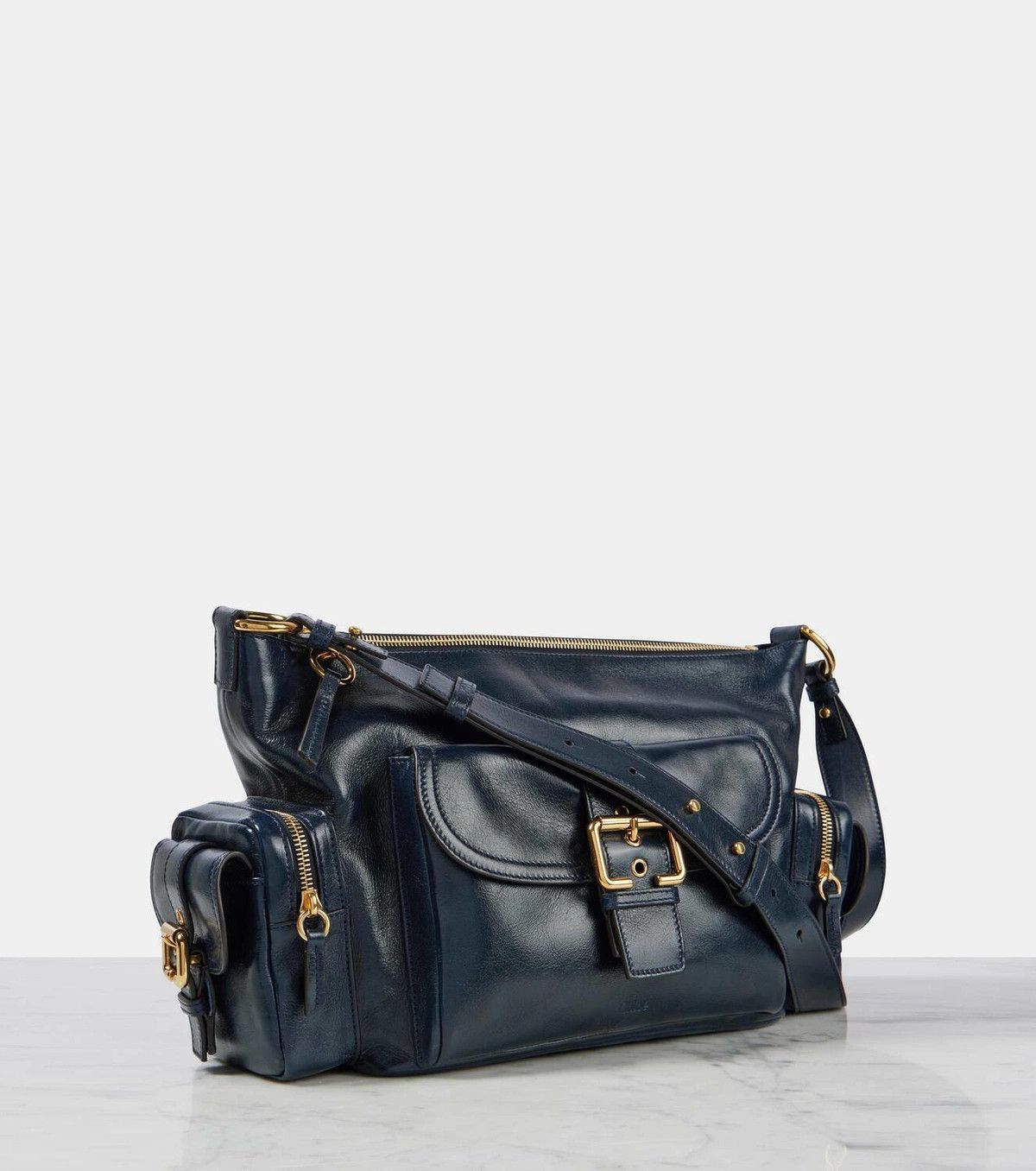Chloe o1loc1c10126 Size: OS / Camera Large Double Carry Bag Blue Size ONE SIZE - 5 Thumbnail