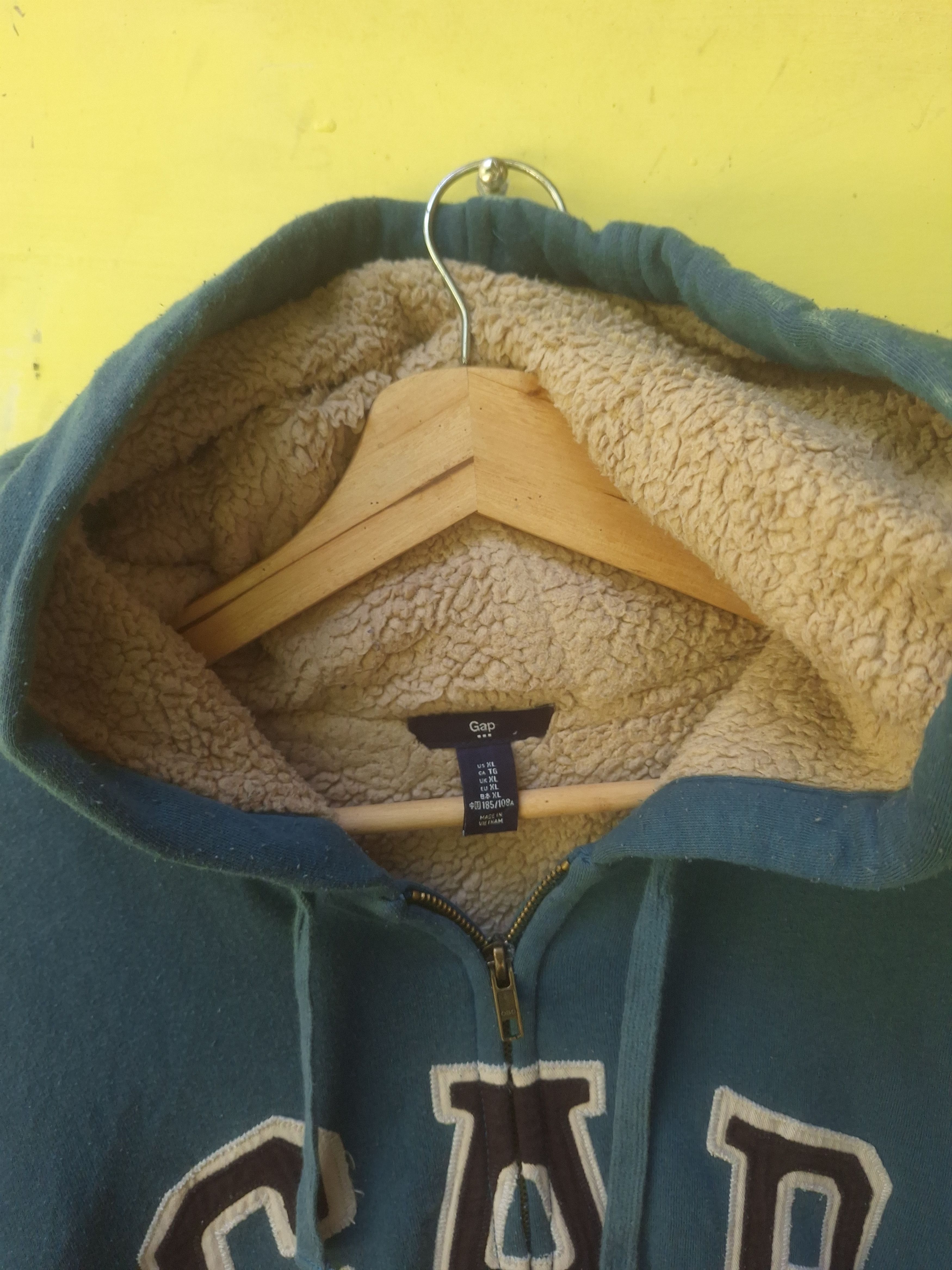 Gap × Vintage Gap Fleece Hoodie Full Zipper sweatshirt Size US XL / EU 56 / 4 - 6 Thumbnail
