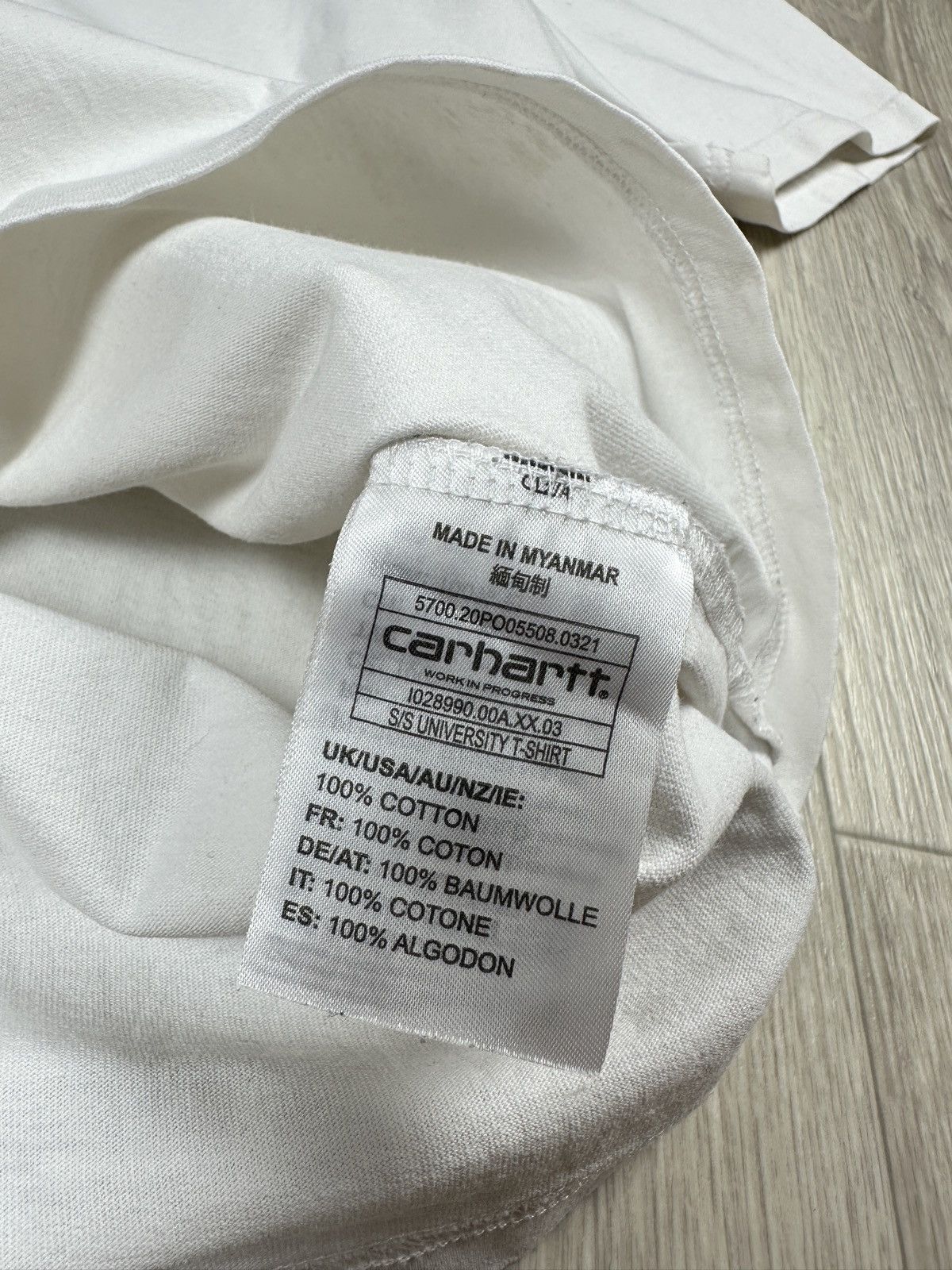 Carhartt Carhartt WIP University T-Shirt Big Logo Size M Size US M / EU 48-50 / 2 - 8 Thumbnail