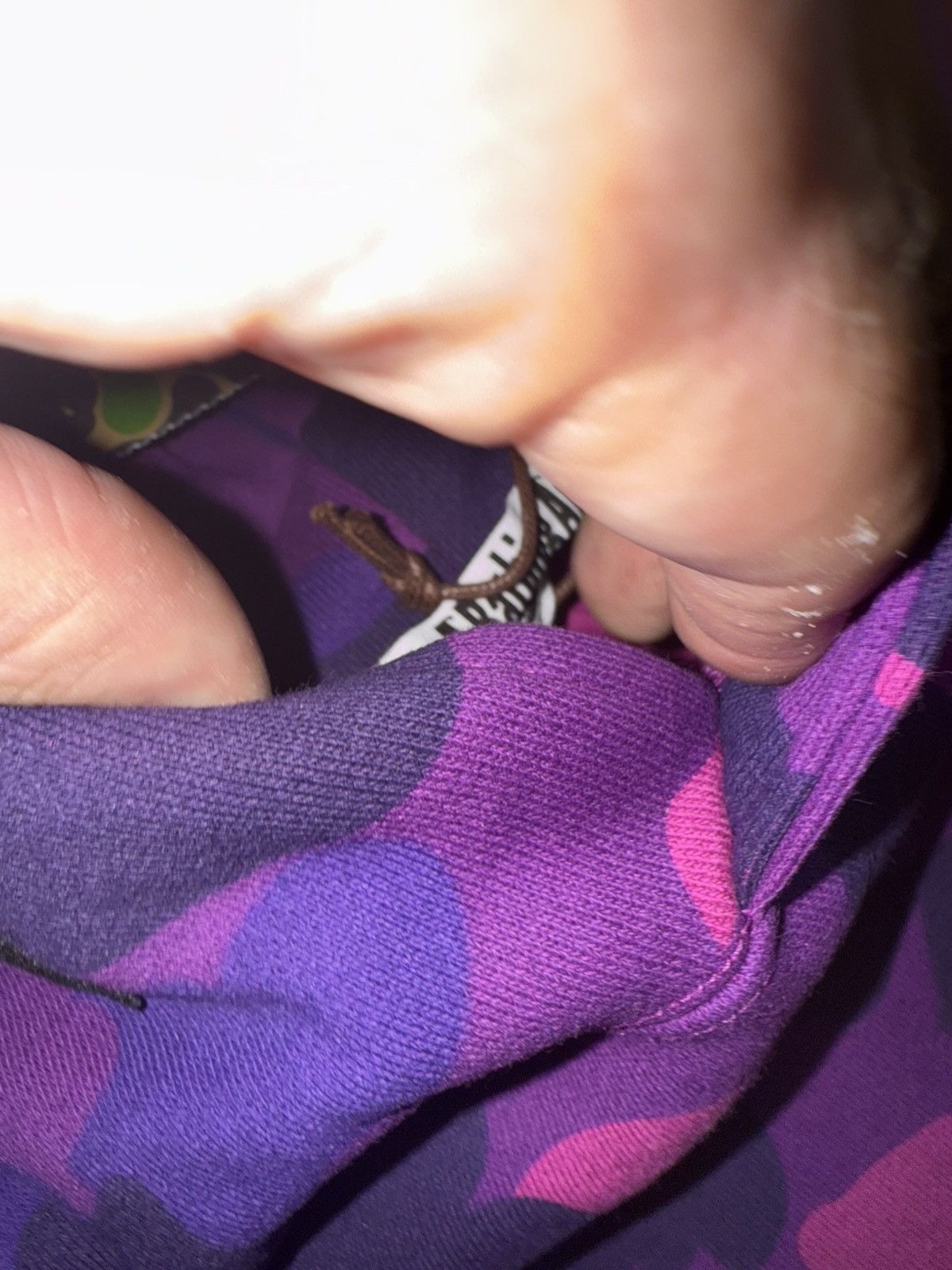 Bape Bape Purple Camo Shark Pull Over Size US S / EU 44-46 / 1 - 10 Thumbnail