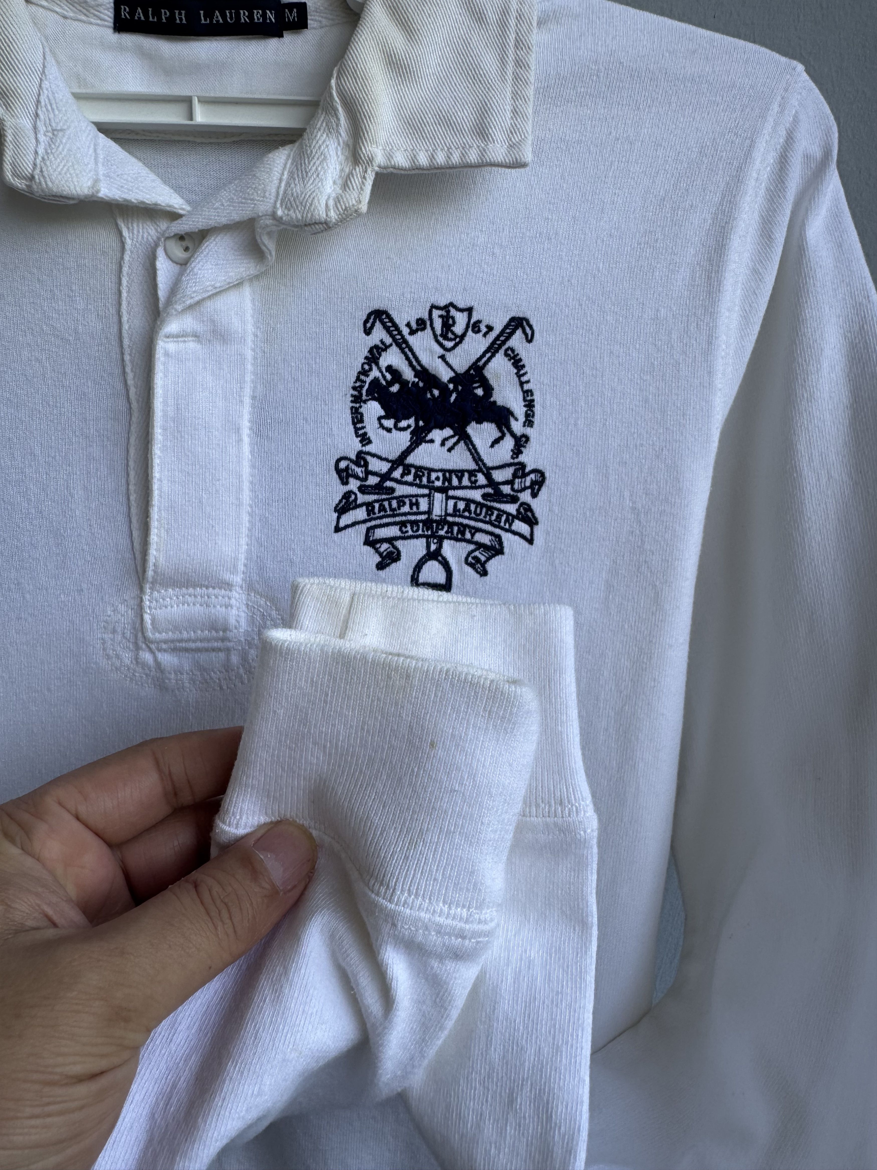 Polo Ralph Lauren Polo Ralph Lauren Big Logo Embroidery Rugby Polo Shirt Size M / US 6-8 / IT 42-44 - 4 Thumbnail