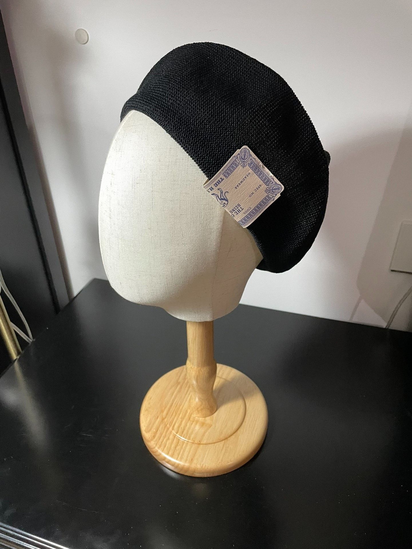 THE H.W.DOG&CO. H.W.Dog Summer Beret Black Size ONE SIZE - 1 Thumbnail