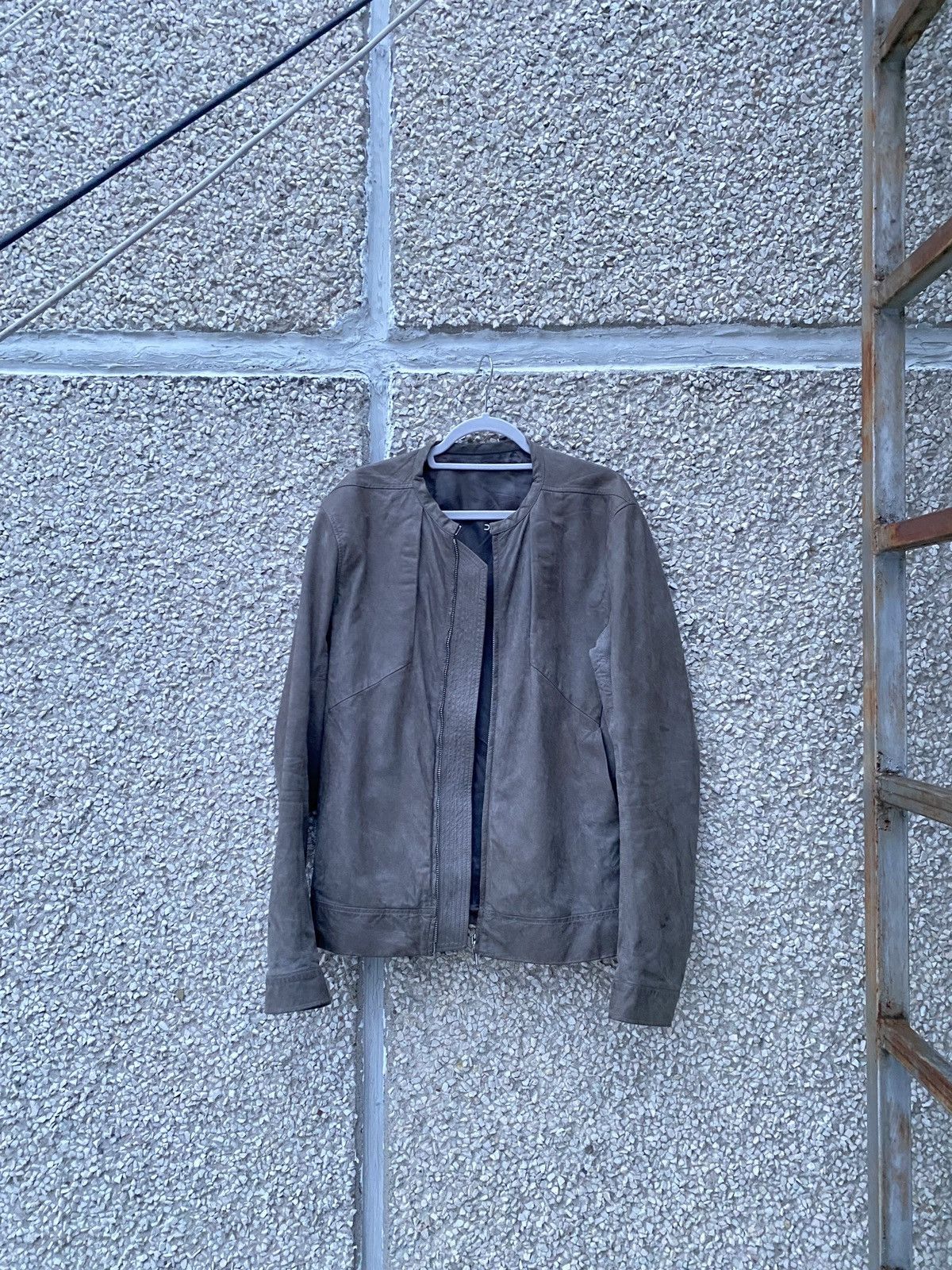 Rick Owens S/S 13 “ISLAND” Cow Leather Panelled Biker Jacket Rick Owens Size US L / EU 52-54 / 3 - 12 Thumbnail