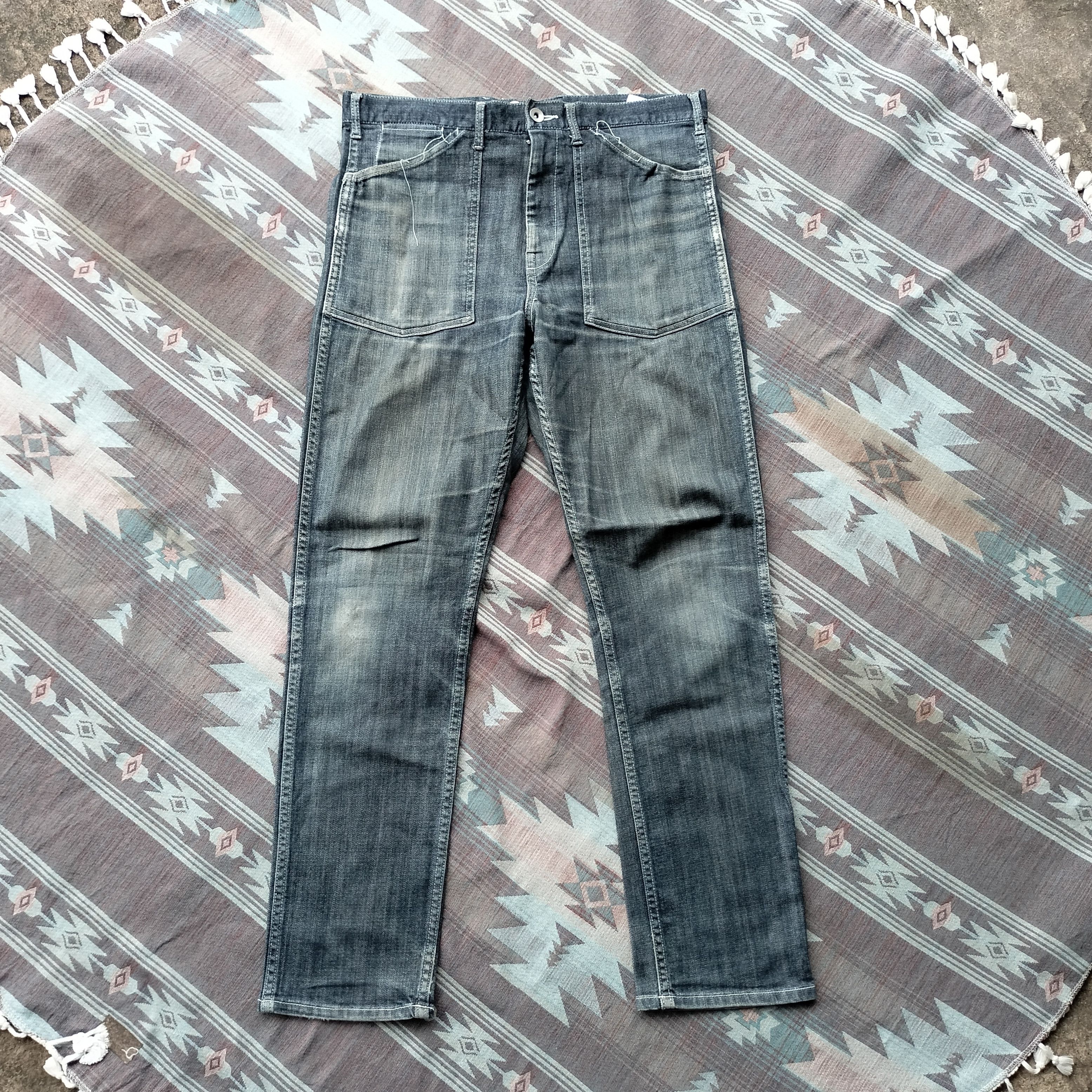 Tornado Mart Vintage browny japan buckle back bush jeans Size US 32 / EU 48 - 1 Thumbnail