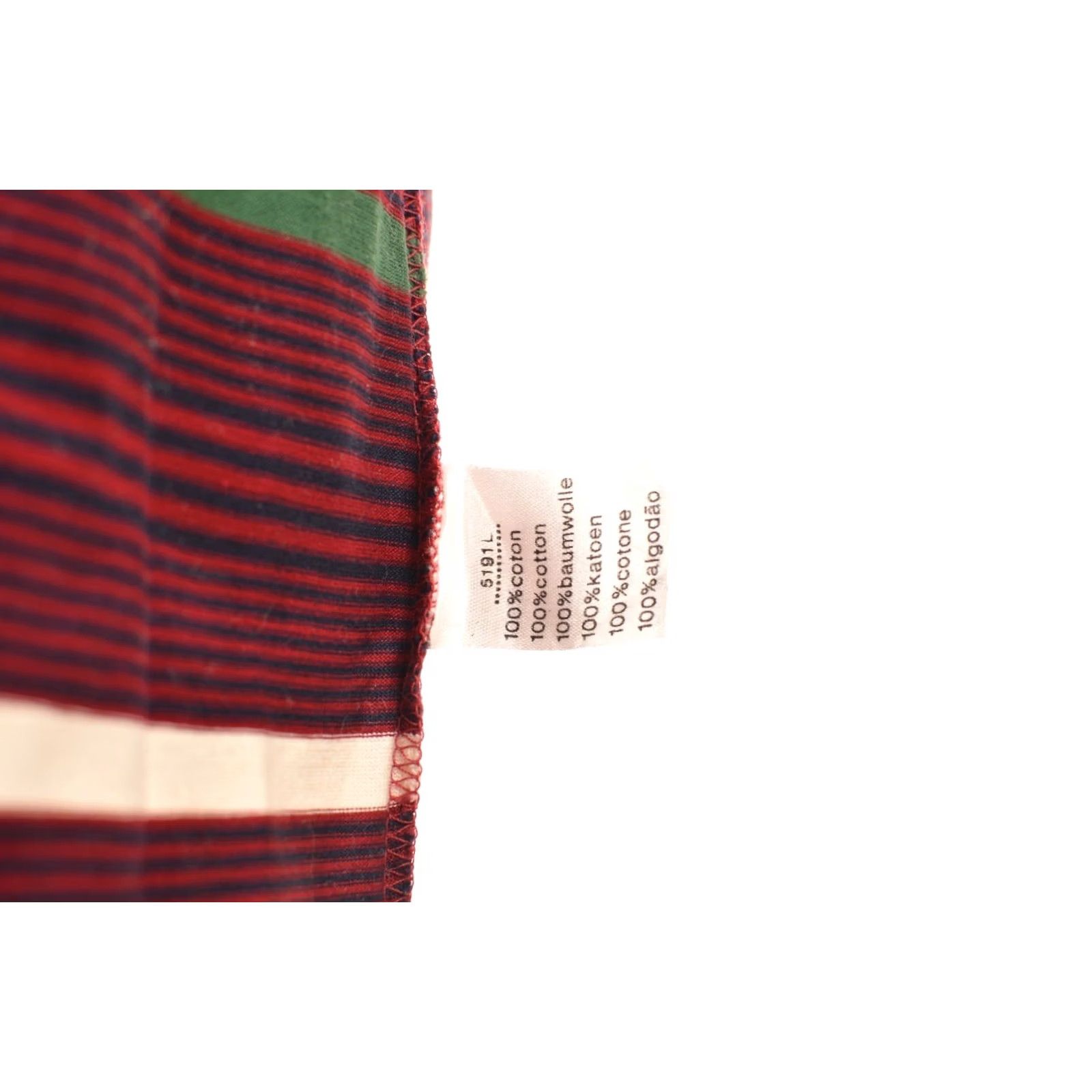 Lacoste VINTAGE Lacoste Polo Shirt Men Size 6 Burgundy Striped 5191L Red Short Sleeve Polo Shirt Mens Size US S / EU 44-46 / 1 - 6 Thumbnail