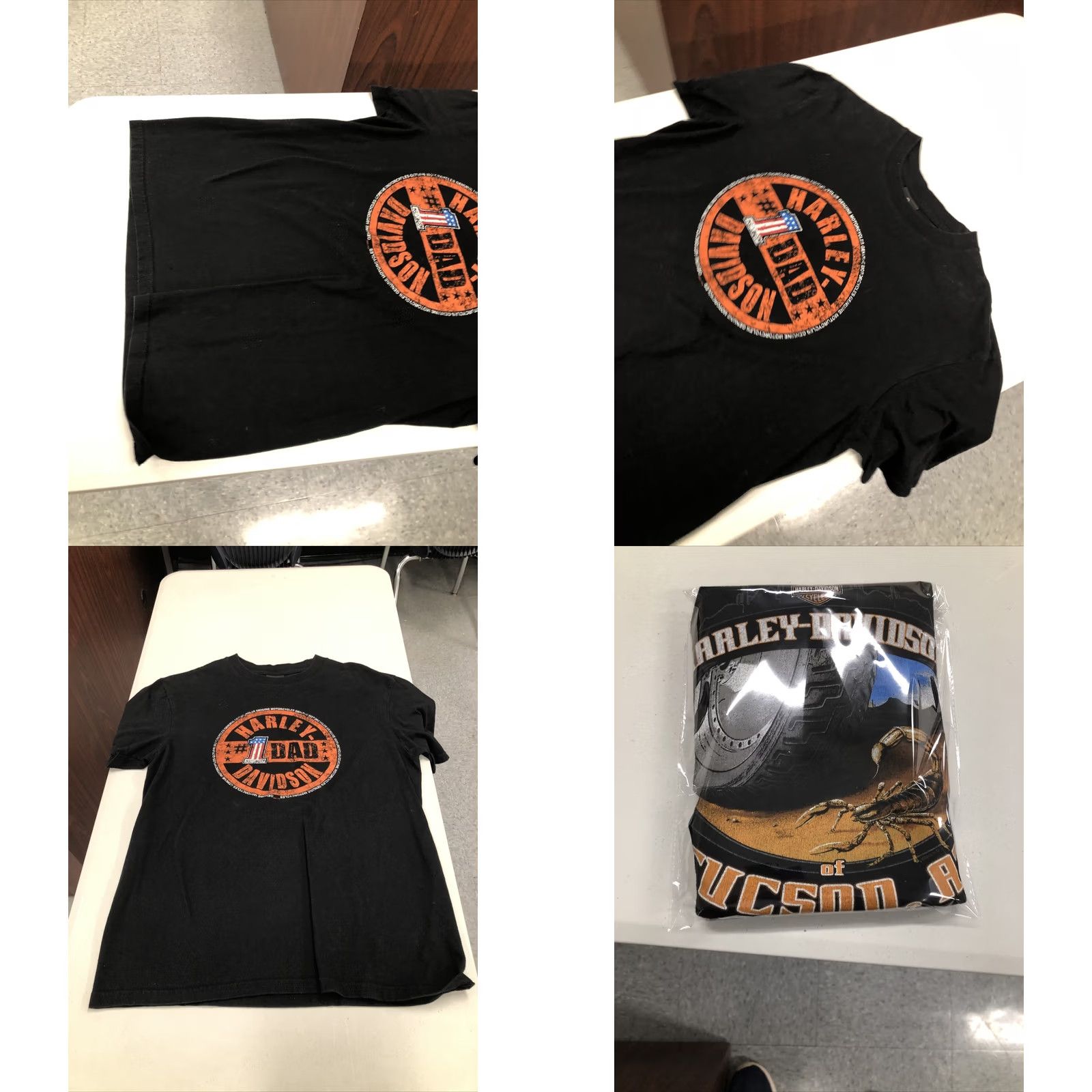 Harley Davidson VINTAGE Harley-Davidson T-Shirt Men's Large Black Tucson Arizona Scorpion 1Dad Size US L / EU 52-54 / 3 - 8 Thumbnail