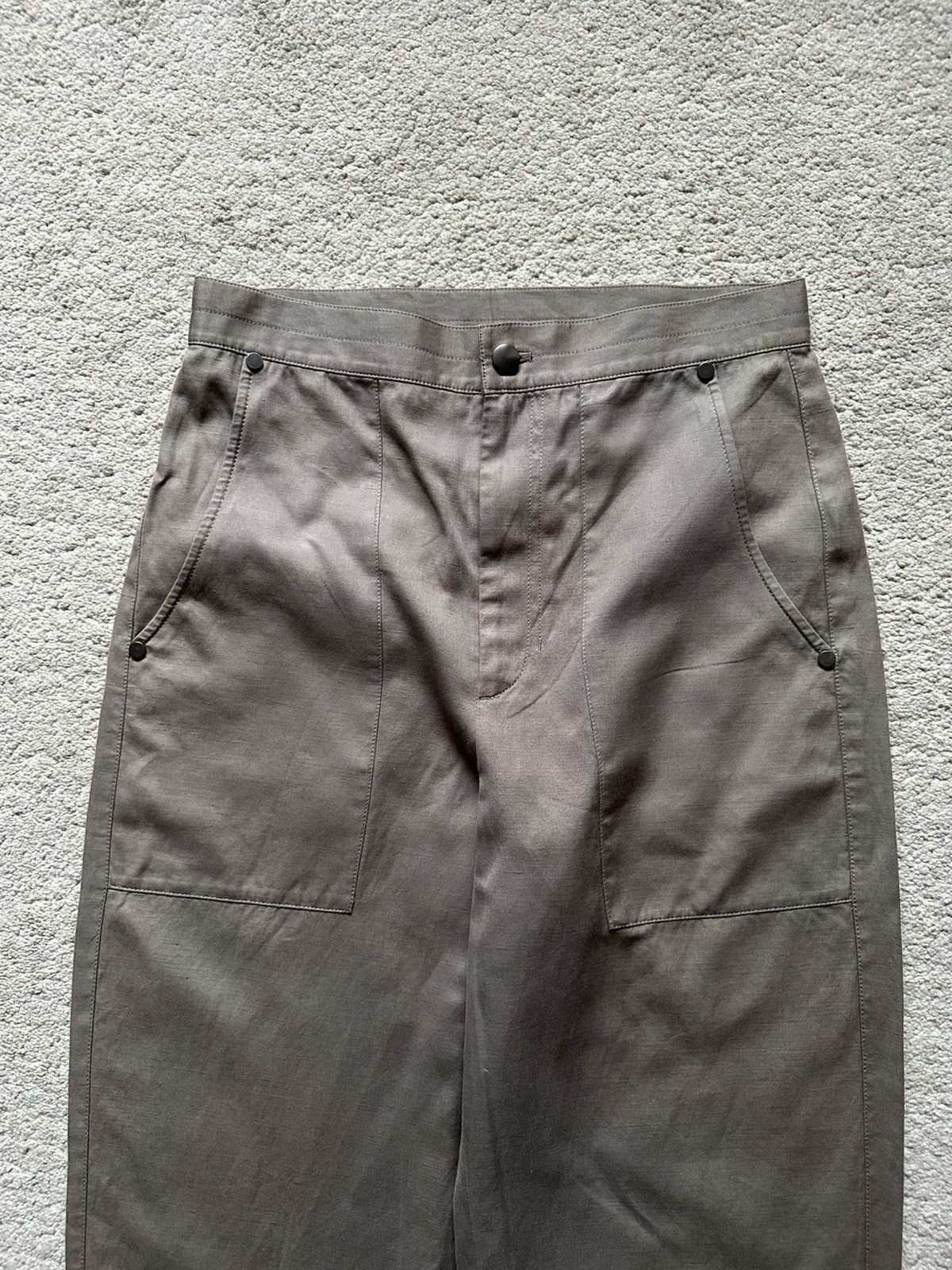 Helmut Lang SS2016 Helmut Lang Mix Linen Fatigue Balloon Pant Size US 29 - 2 Thumbnail