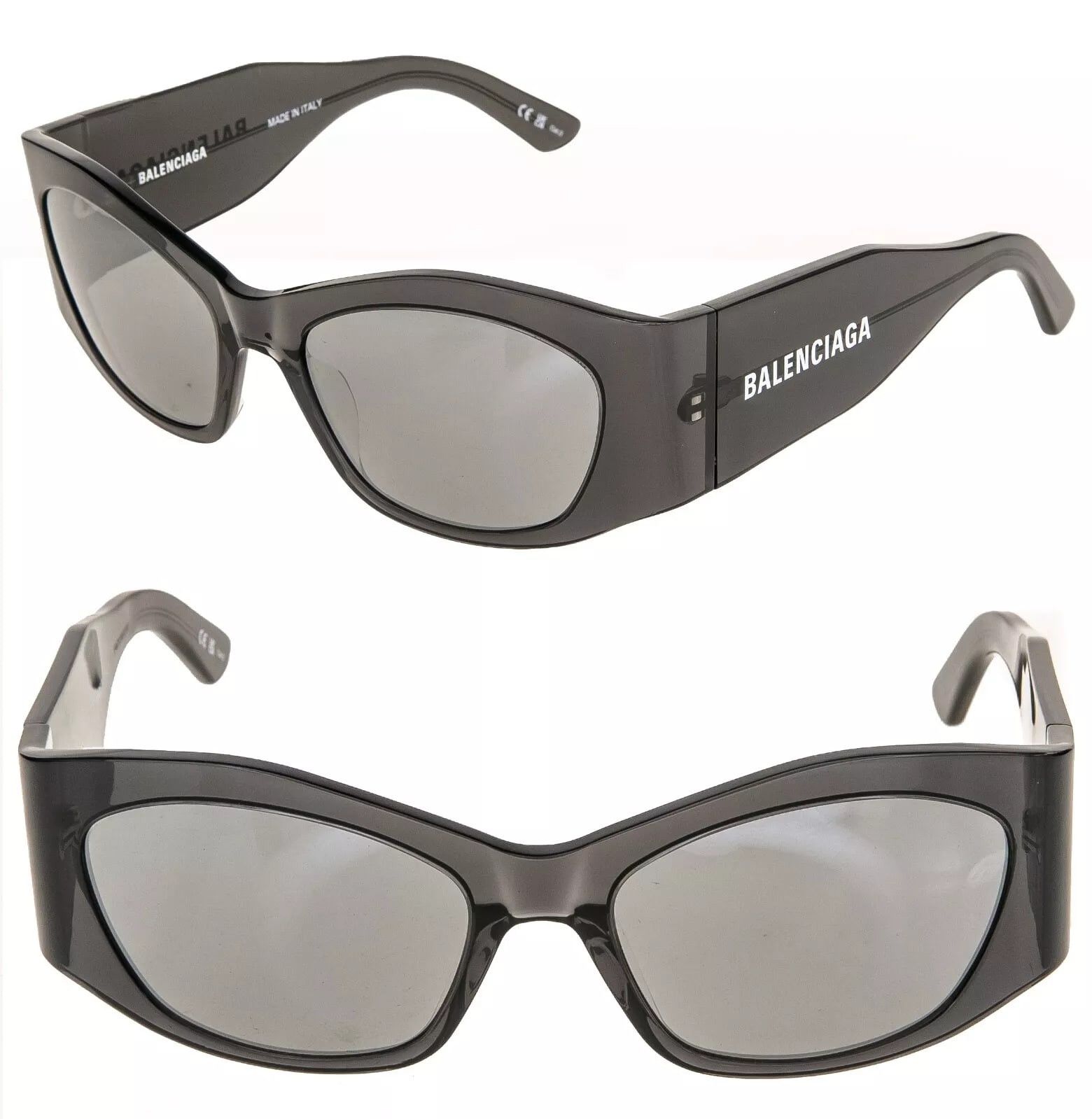 Balenciaga BALENCIAGA PANTHER 0329 Gray Silver Mirror BB0329S 003 Size ONE SIZE - 1 Thumbnail