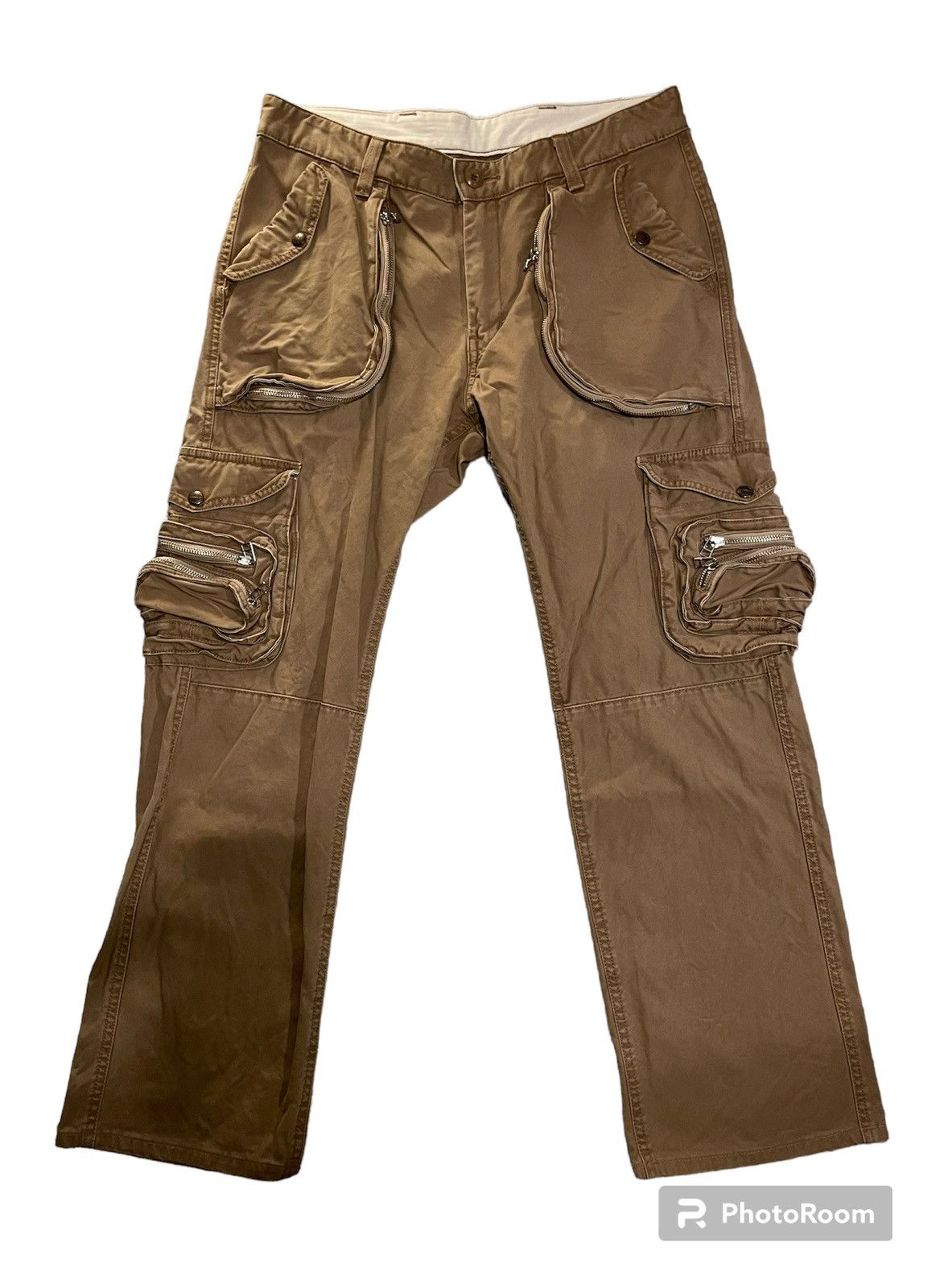 image of Lee Cargo Pants Multiple Pockets Ralph Laurent in Brown, Men's (Size 34)
