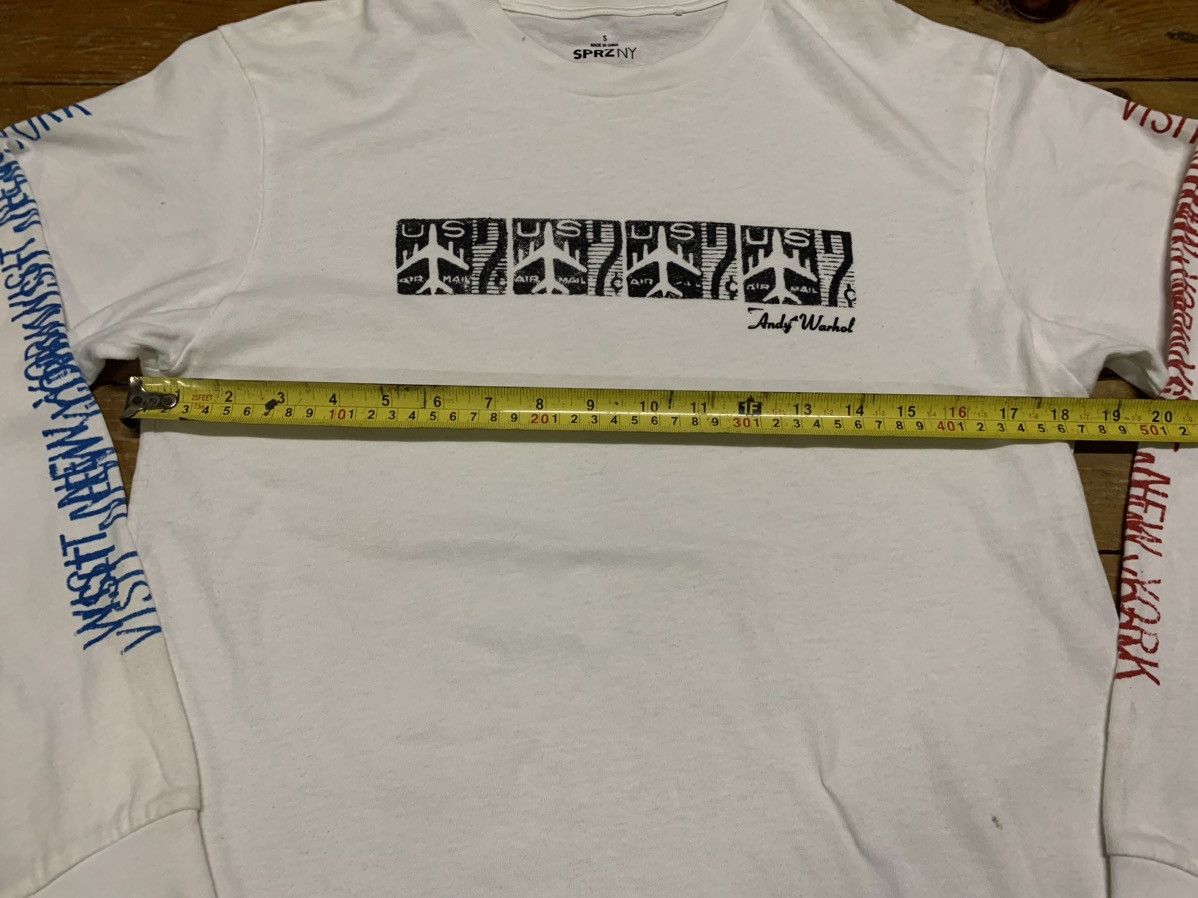 Andy Warhol Hype SPRZNY Andy Warhol Visit New York Side Tape Tee Size US S / EU 44-46 / 1 - 7 Thumbnail