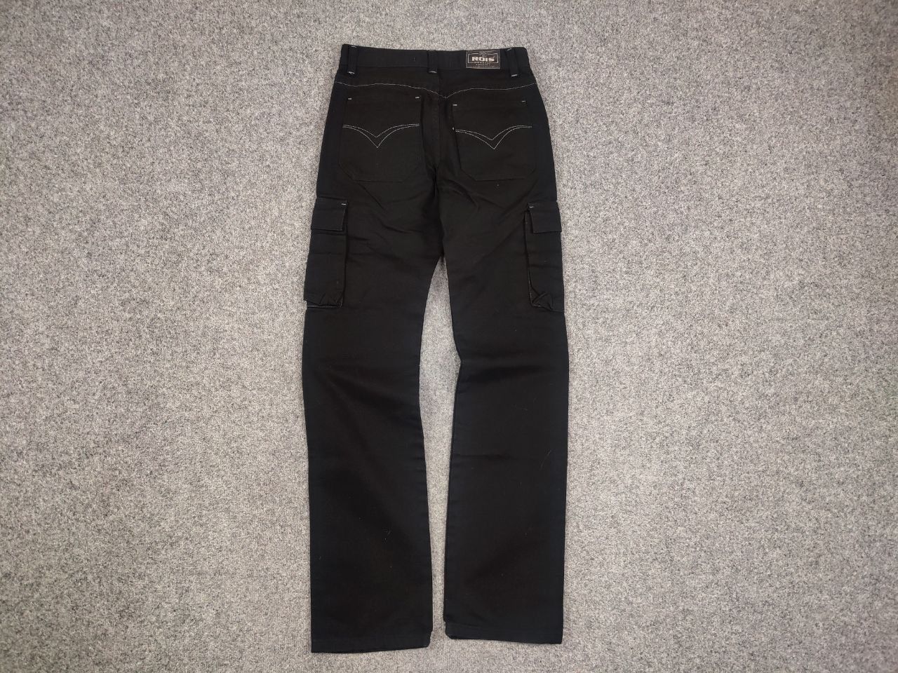 Japanese Brand Rois Sportswear Japan style Black Denim Cargo Pants Size US 30 / EU 46 - 9 Thumbnail