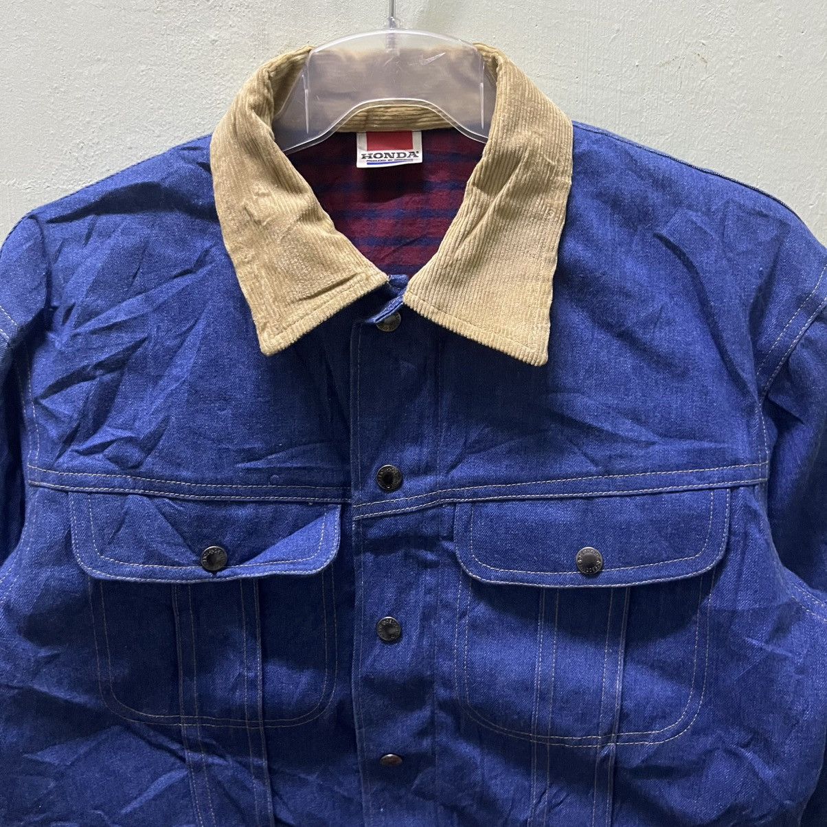 Honda Rare Vintage Honda Western Denim Jacket Size US M / EU 48-50 / 2 - 3 Thumbnail