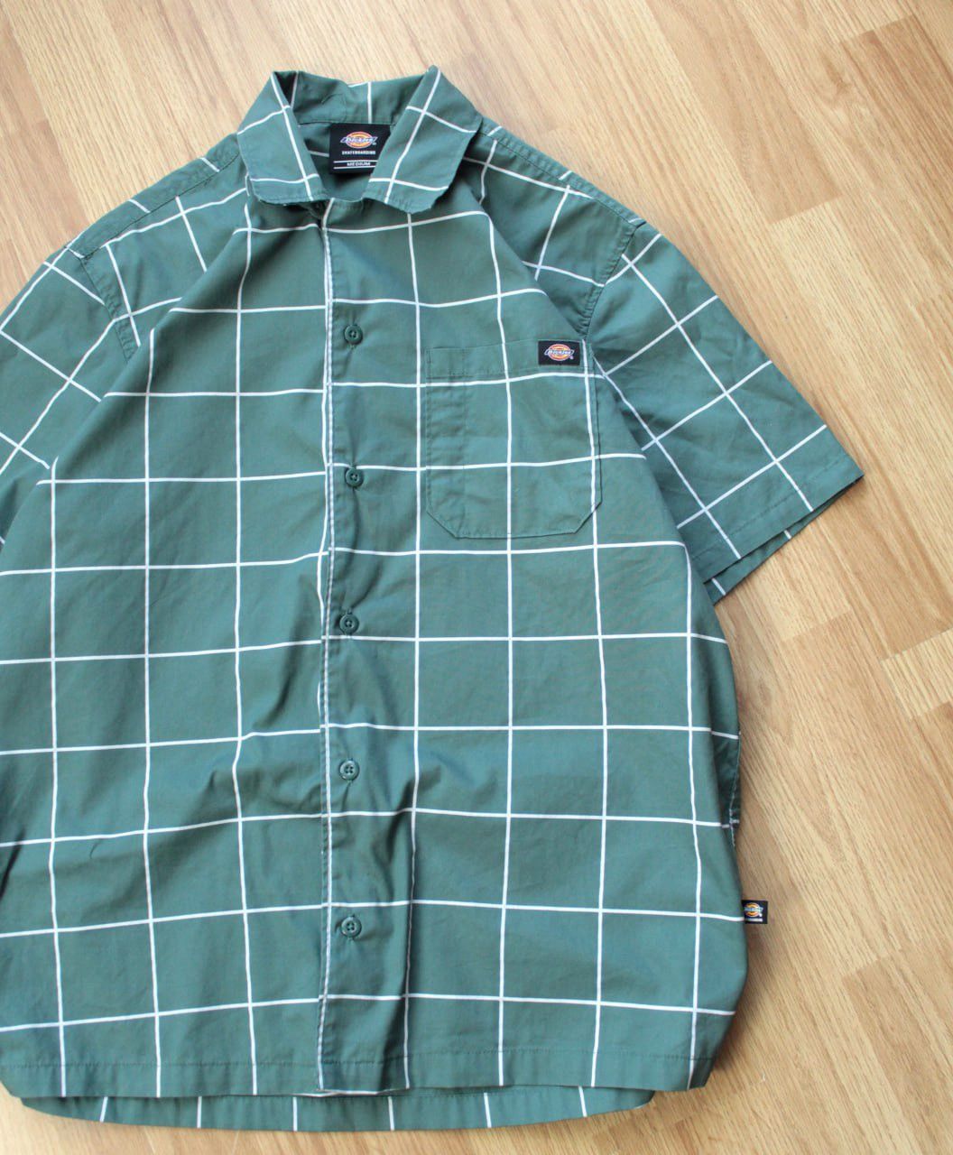 Dickies × Vintage 🔥 Dickies Vintage Nova Check Short Sleeve Button Shirt Skate Size US M / EU 48-50 / 2 - 2 Thumbnail