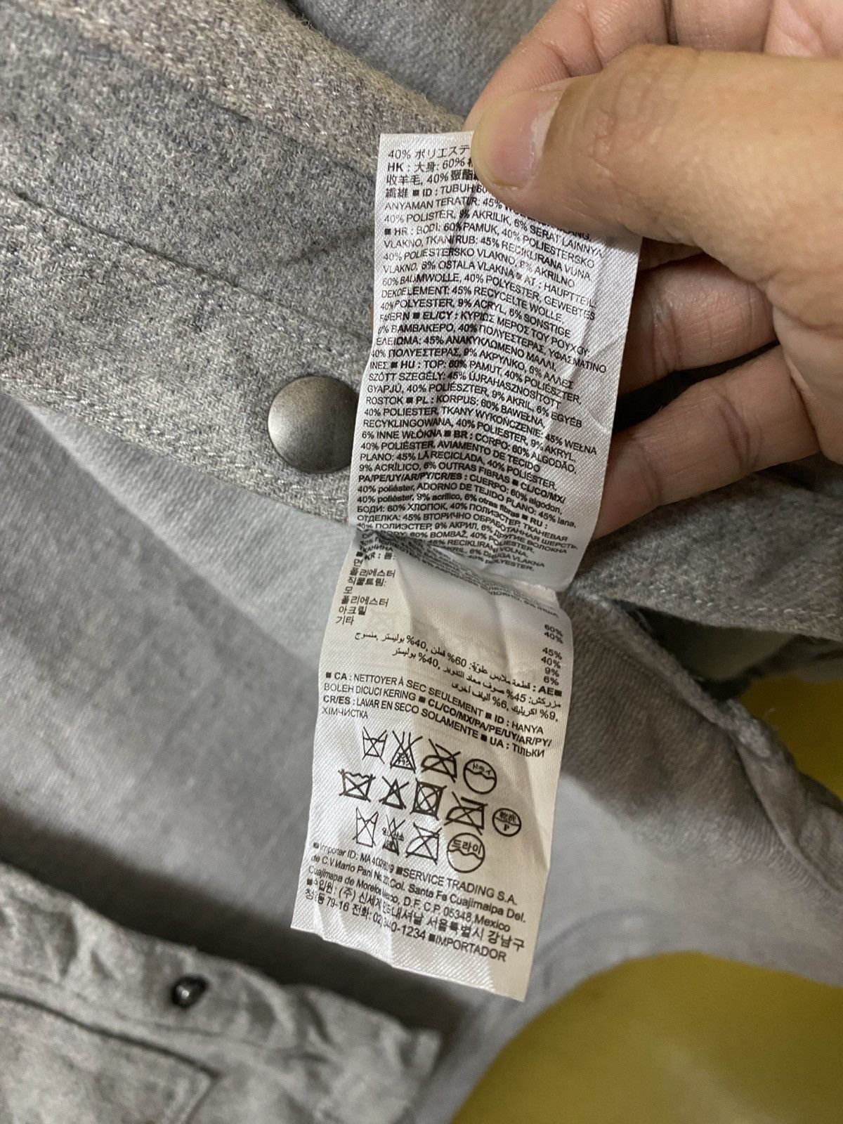 Banana Republic Banana Republic Jaket Snap Button Grey Colour Size US M / EU 48-50 / 2 - 12 Thumbnail