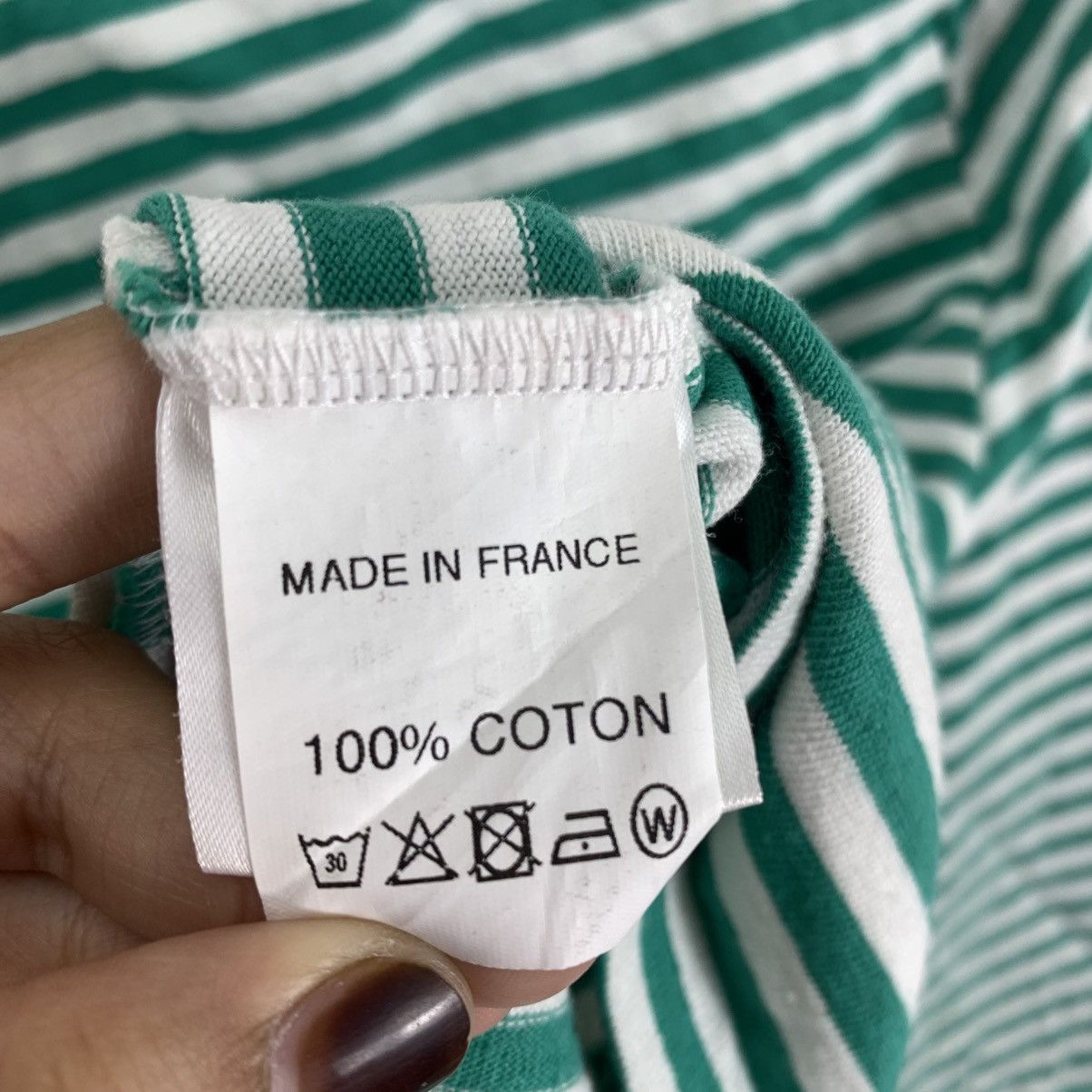 Vintage Vintage LE MINOR PARIS Made in France Stripes Tshirt Size S / US 4 / IT 40 - 6 Thumbnail