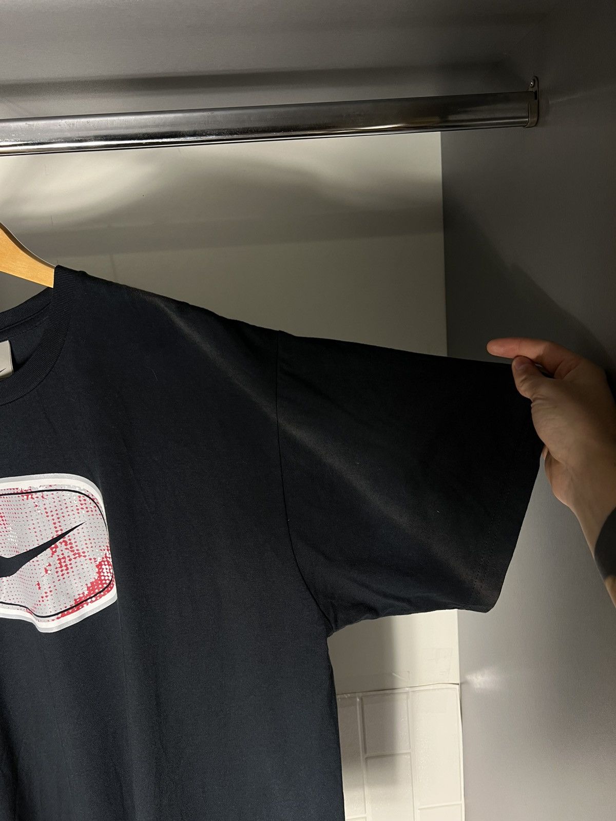 Nike VINTAGE NIKE BIG LOGO SWOOSH RETRO T-SHIRT DRILL Y2K 90s USA Size US XL / EU 56 / 4 - 15 Thumbnail