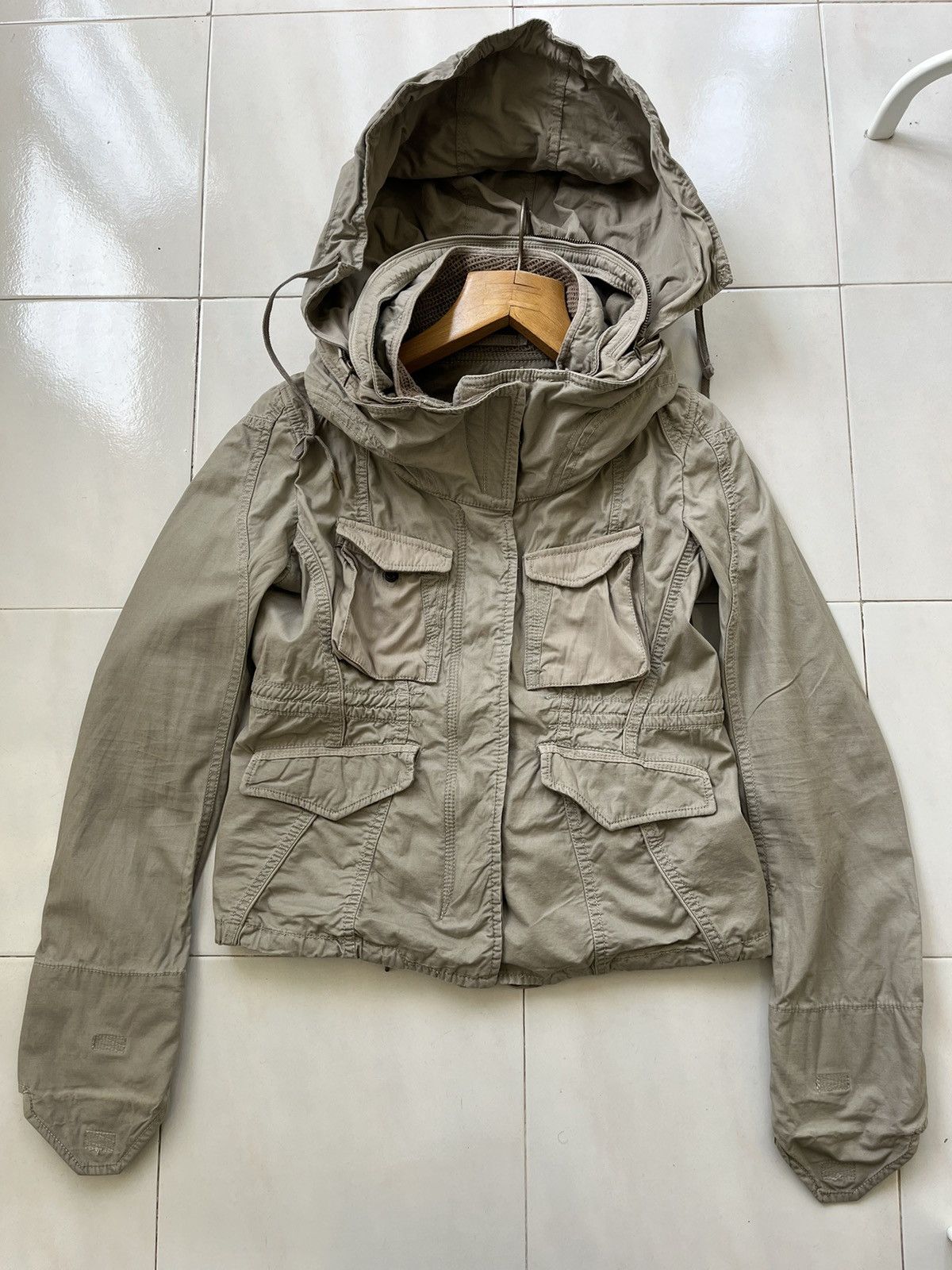If Six Was Nine 💥 2000s GOA Bono Cyber Military Jacket Size S / US 4 / IT 40 - 8 Thumbnail