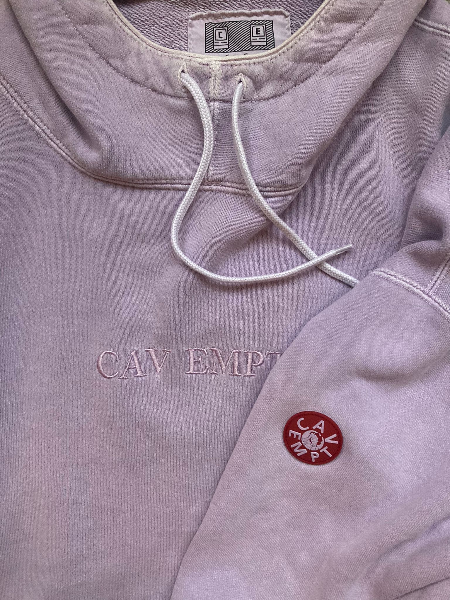 Cav Empt Cav Empt Overdyed Hoodie Lilac Size US L / EU 52-54 / 3 - 1 Thumbnail