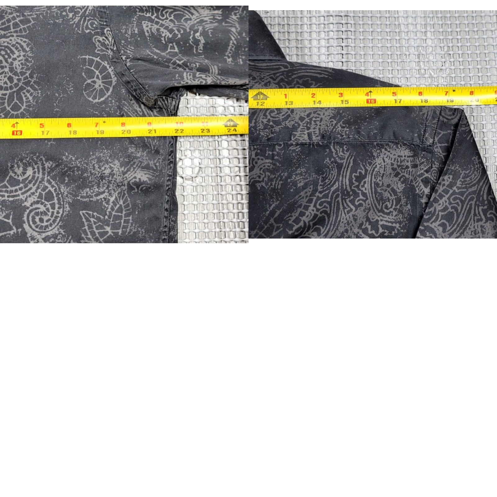 Vintage VINTAGE Bullock & Jones Shirt Mens L Brown Gray Paisley Button-Up Collared Long Sleeve 1960s 70s 80s Floral Geometric Size US L / EU 52-54 / 3 - 9 Thumbnail