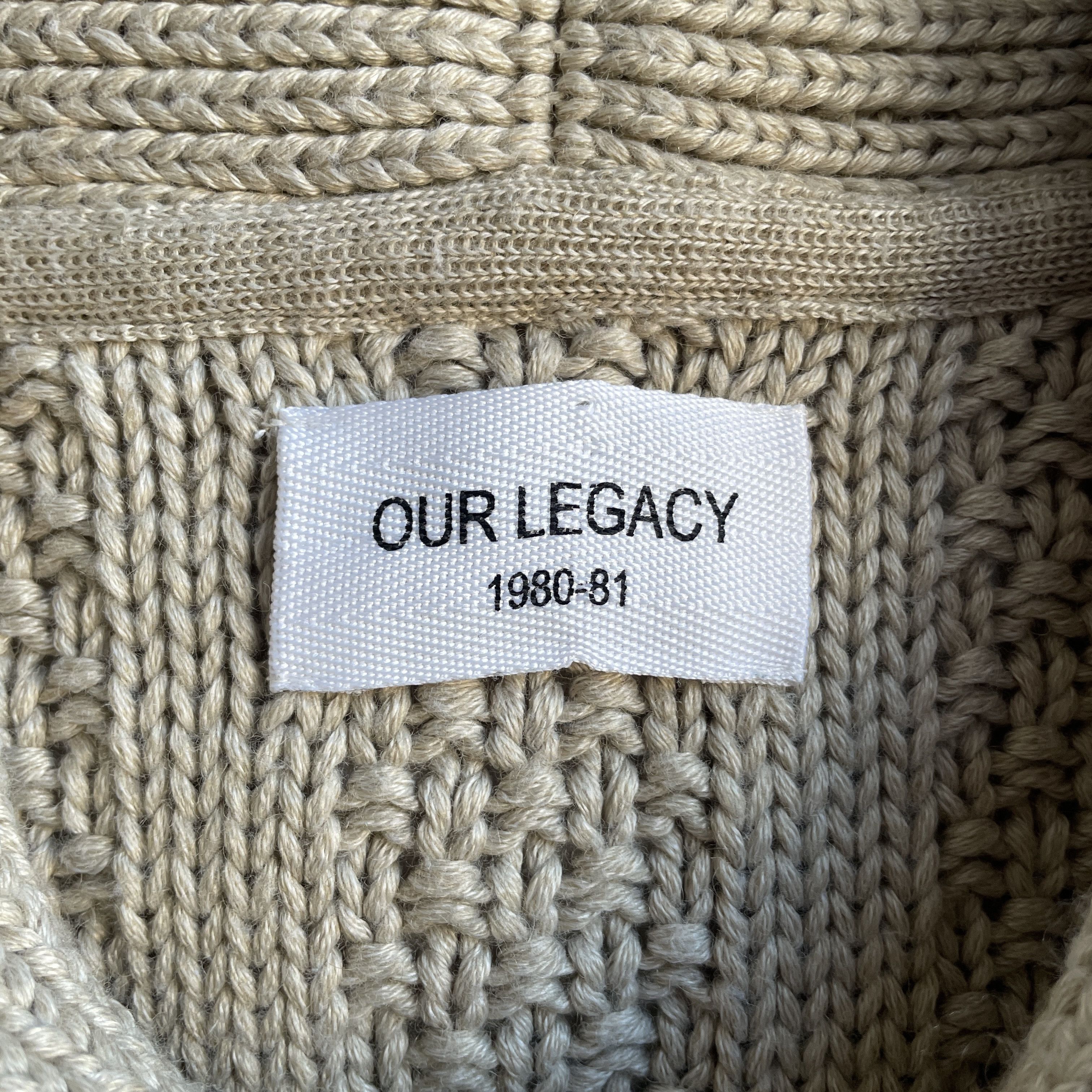Our Legacy Our Legacy Shawl Collar Wool Blend Proper Cardigan Size XL Size US XL / EU 56 / 4 - 5 Thumbnail