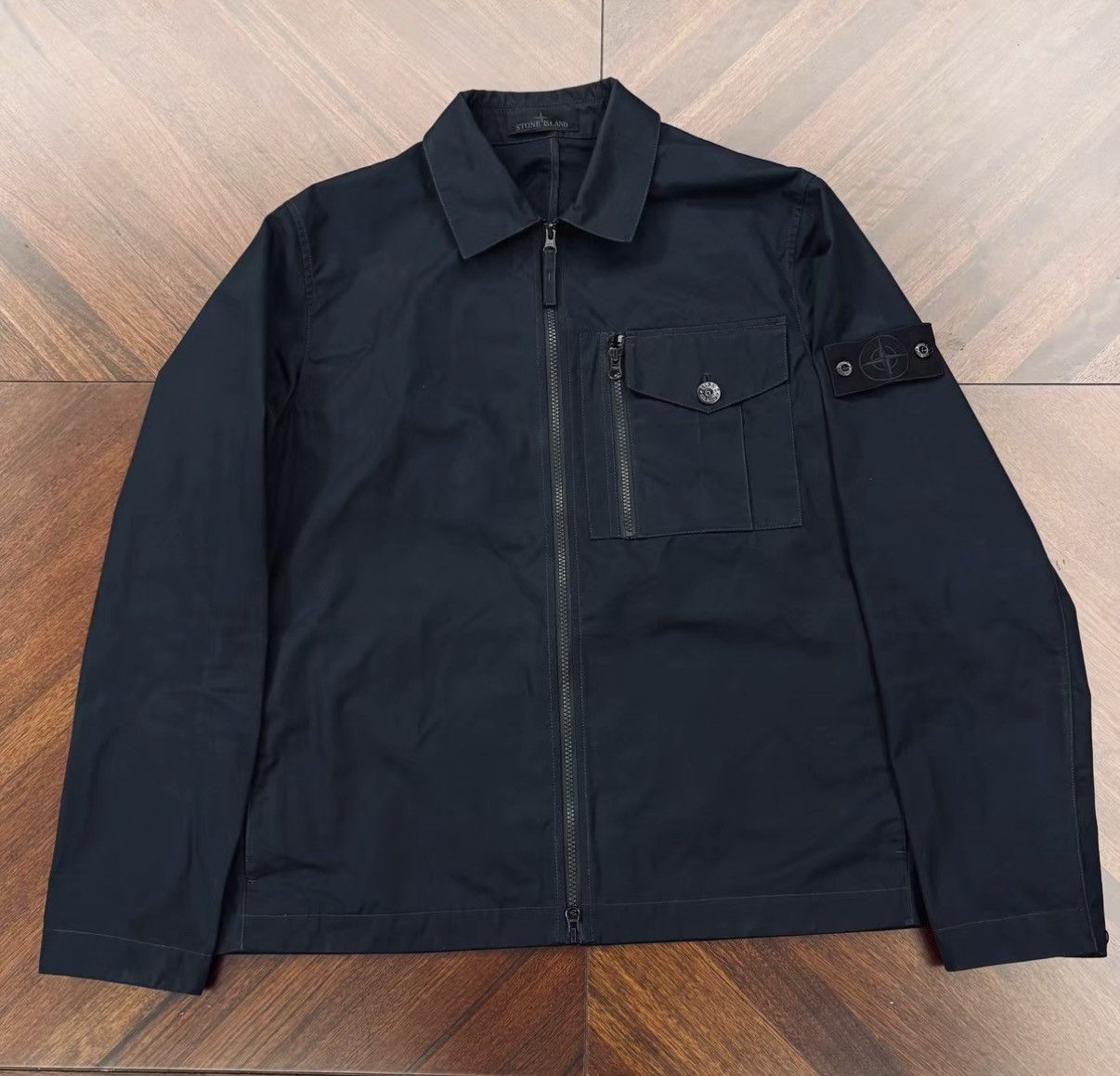 Stone Island Stone Island Ghost Resin Hooded Smock Pullover | Grailed