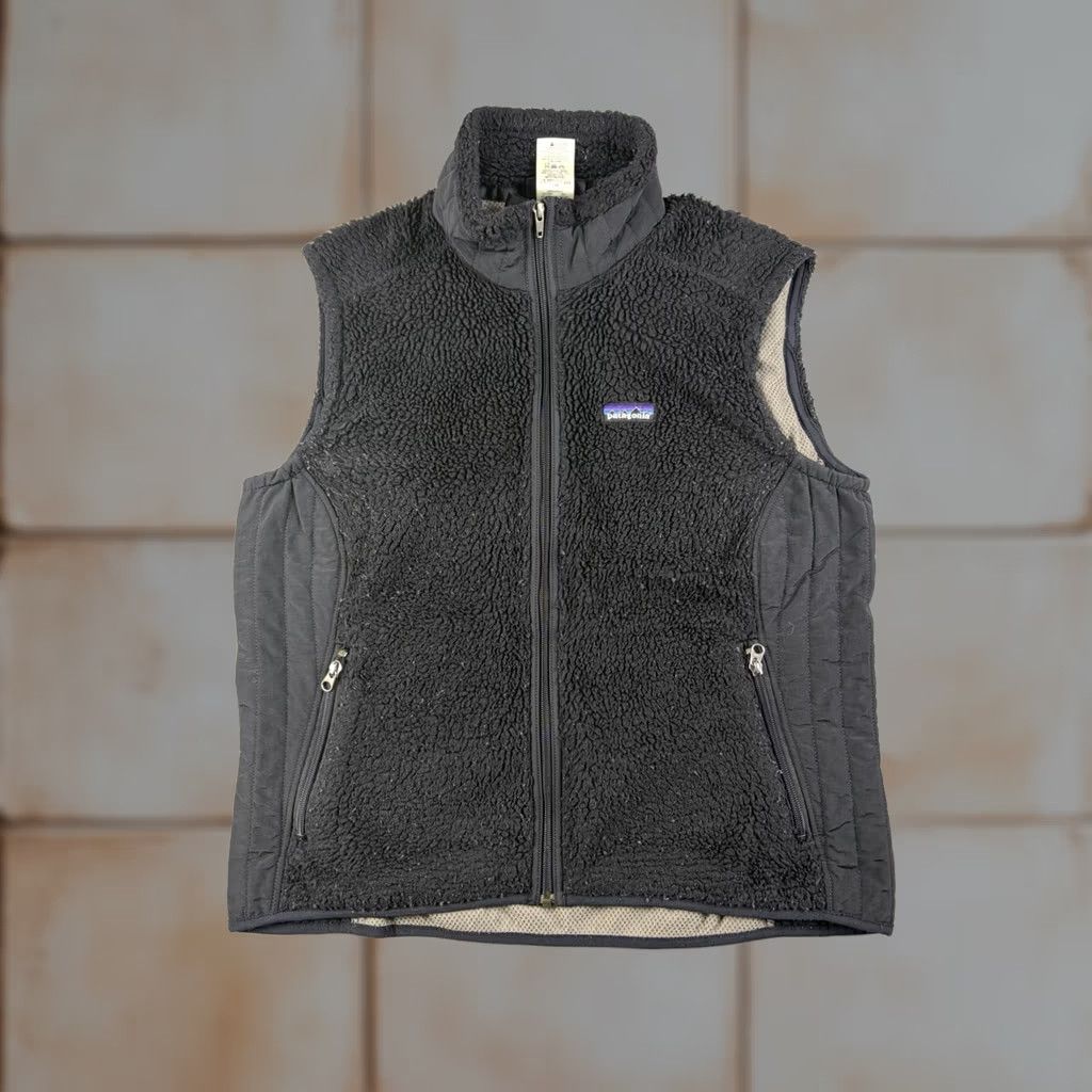 Patagonia Patagonia Deep Pile Vest Women’s XL Black Full Zip Fleece Outdoors Size XL / US 12-14 / IT 48-50 - 1 Thumbnail