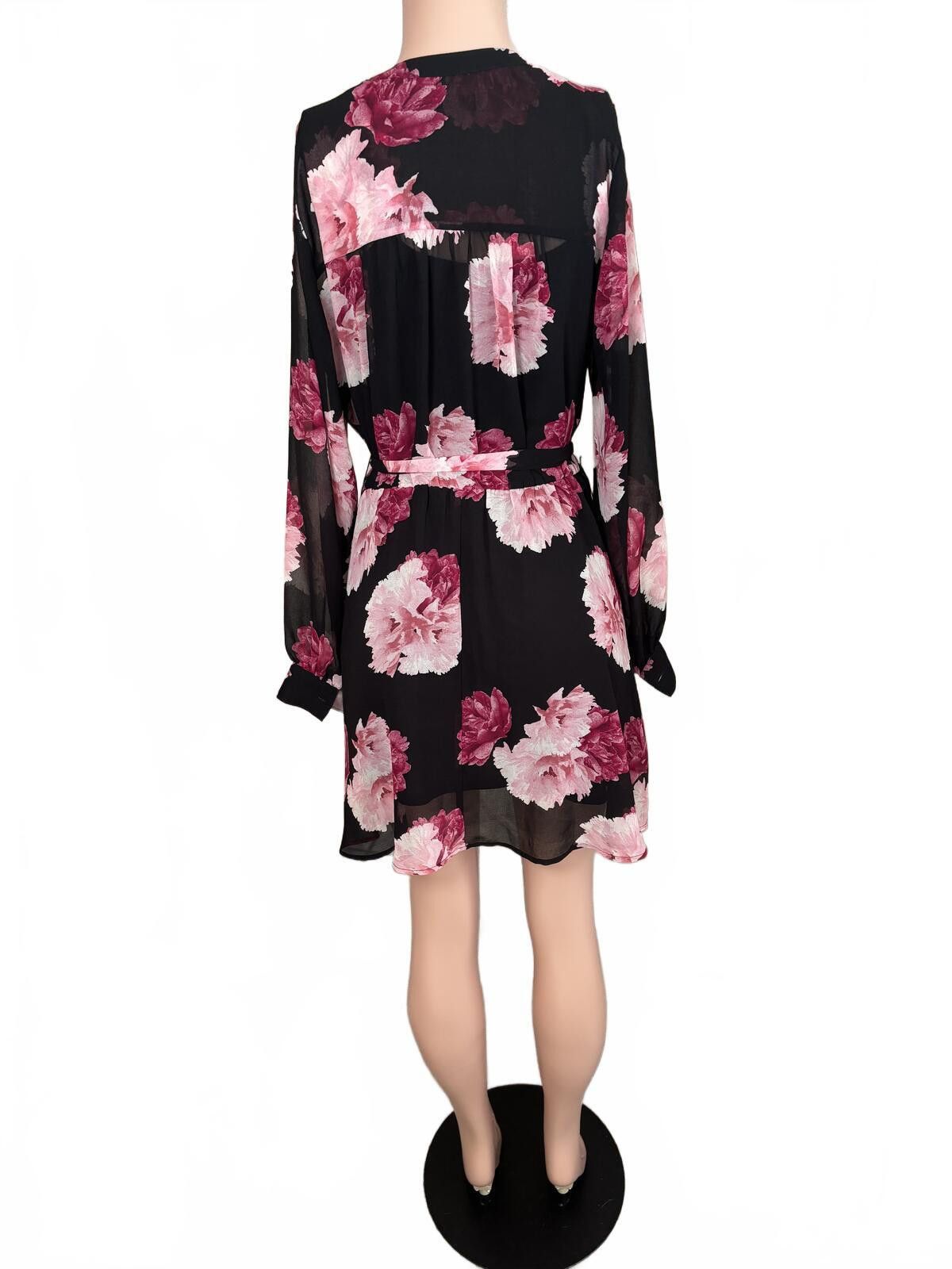 Banana Republic Banana Republic Luxe Floral Mini Dress Sheer Boho Chic S/M Size S / US 4 / IT 40 - 6 Thumbnail