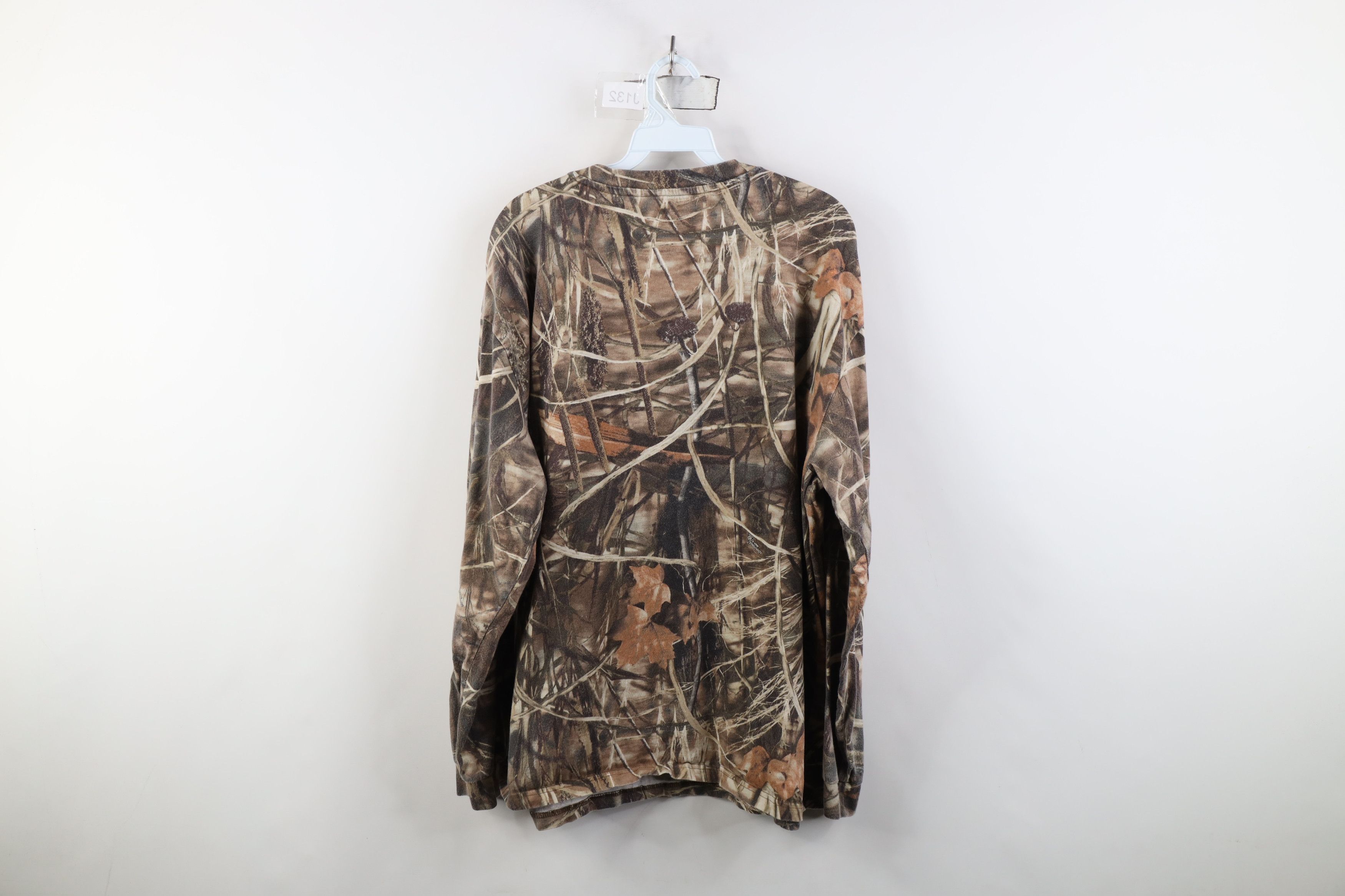 Vintage Vintage Y2K Streetwear Camouflage Long Sleeve Henley T-Shirt Size US XL / EU 56 / 4 - 10 Thumbnail