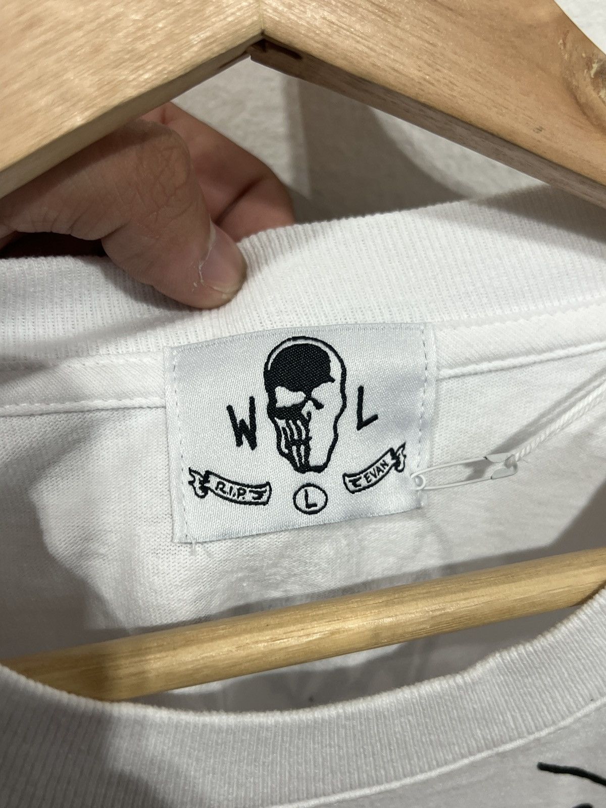 Warren Lotas Warren Lotas Liquid Metal White Tee Size US L / EU 52-54 / 3 - 3 Thumbnail