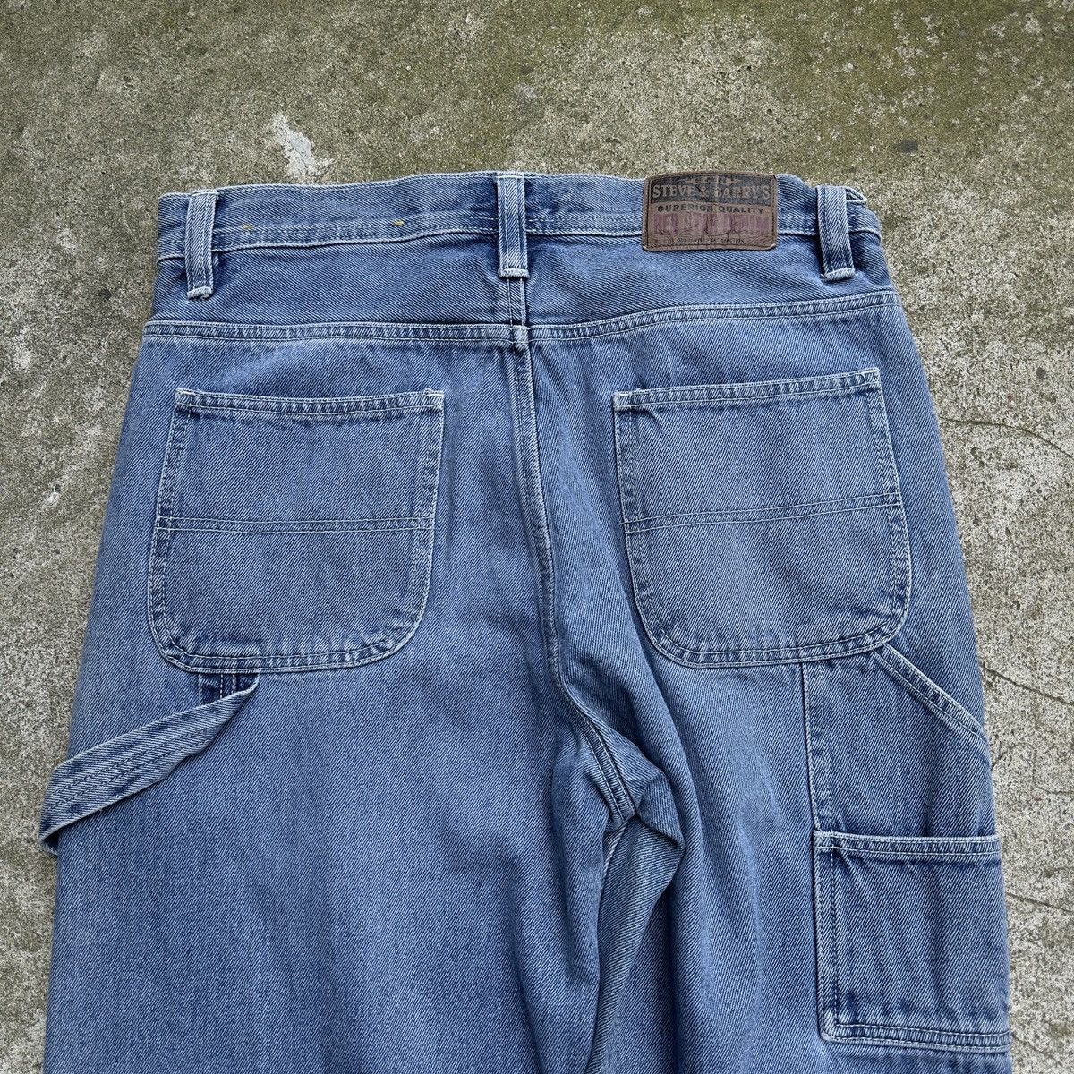 Vintage Vintage Faded Baggy Light Wash Skater Jeans ERD Grunge Size US 32 / EU 48 - 7 Thumbnail