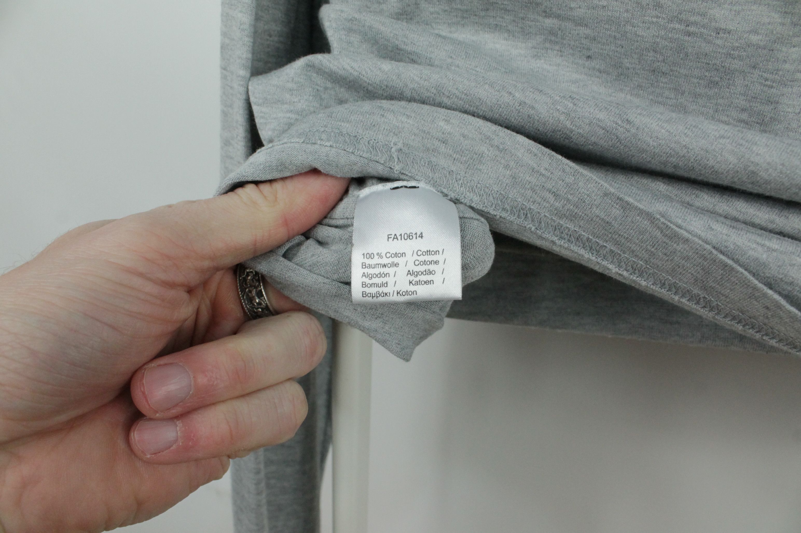 Lacoste Lacoste Regular Fit Gray Cotton Turtleneck Shirt Size US M / EU 48-50 / 2 - 8 Thumbnail