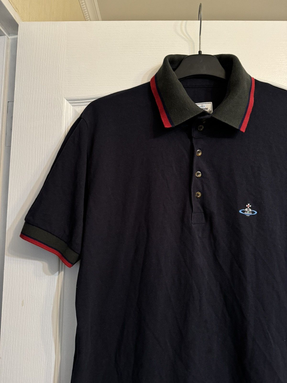 Vintage × Vivienne Westwood Vivienne Westwood Orbital 2 Krall Men’s Blue Embroidered Tee Size US XL / EU 56 / 4 - 6 Thumbnail