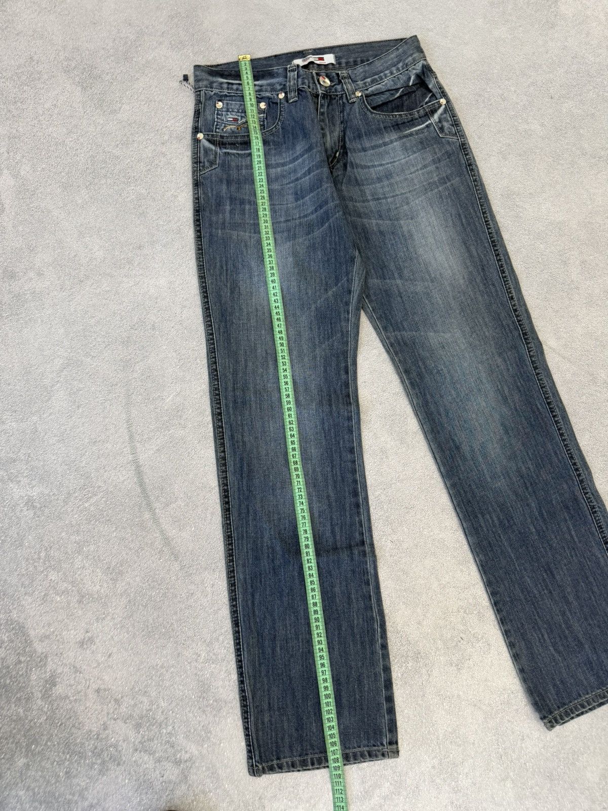 Hedi Slimane 00s Diesel Hedi Slimane Dior Style Washed Denim Jeans Size US 30 / EU 46 - 14 Thumbnail