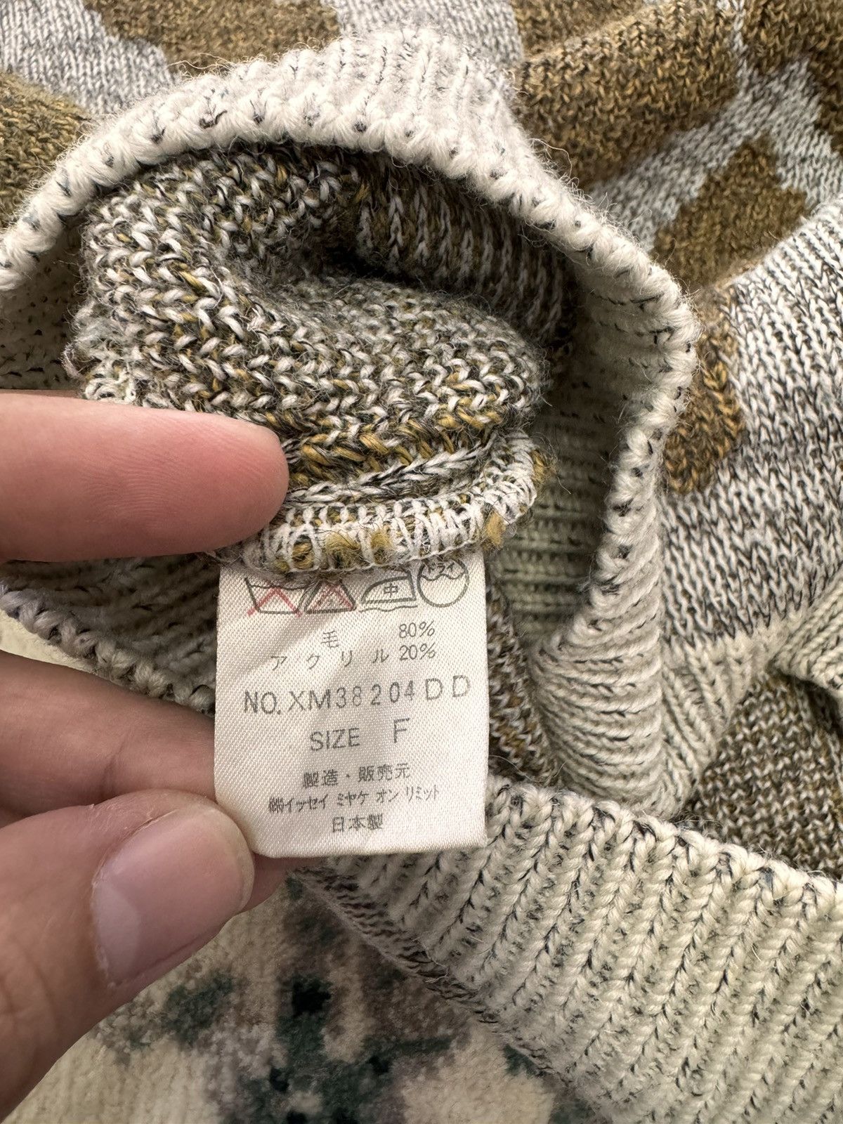 Issey Miyake ARCHIVE ISSEY MIYAKE MEN 1988 KNITWEAR SWEATER Size US S / EU 44-46 / 1 - 8 Thumbnail